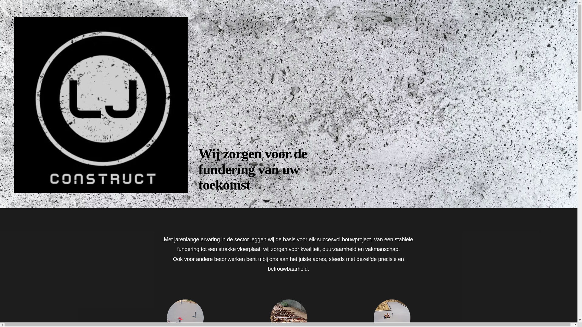 website screenshot of https://lj-construct.com/