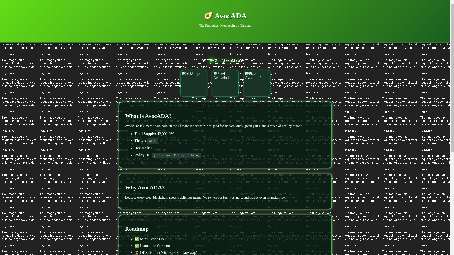 website screenshot of https://avocada.io/