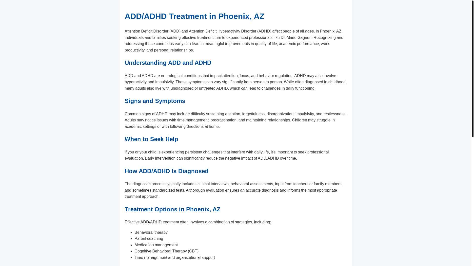website screenshot of https://add-adhd-phoenix.pages.dev/
