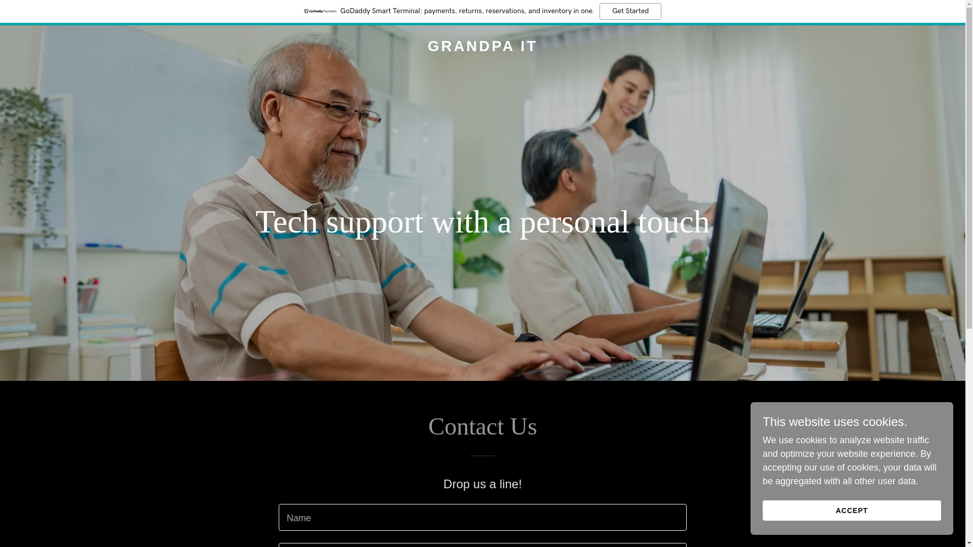 website screenshot of https://gandpa-it.org/