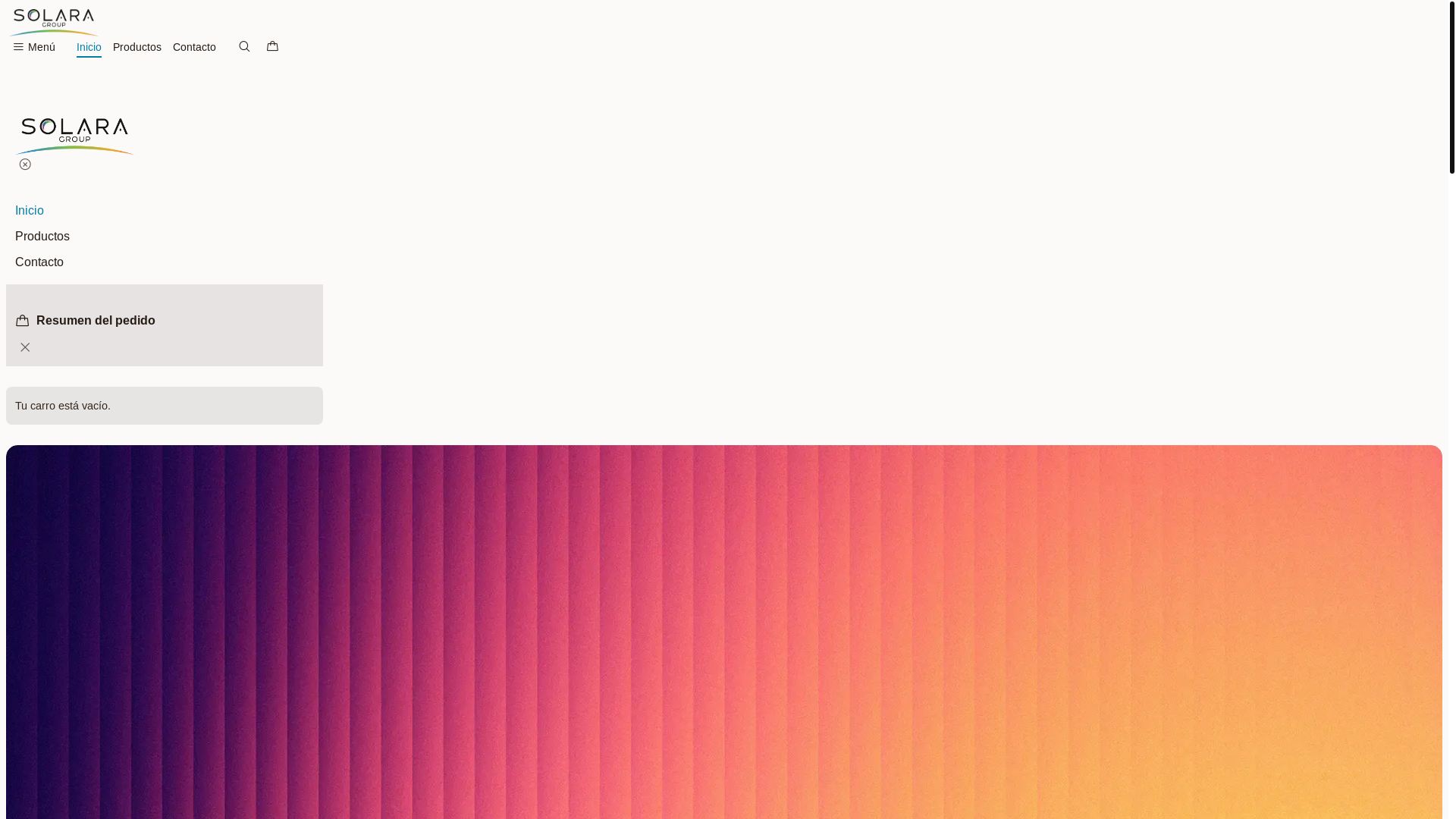 website screenshot of https://solarastore.cl/