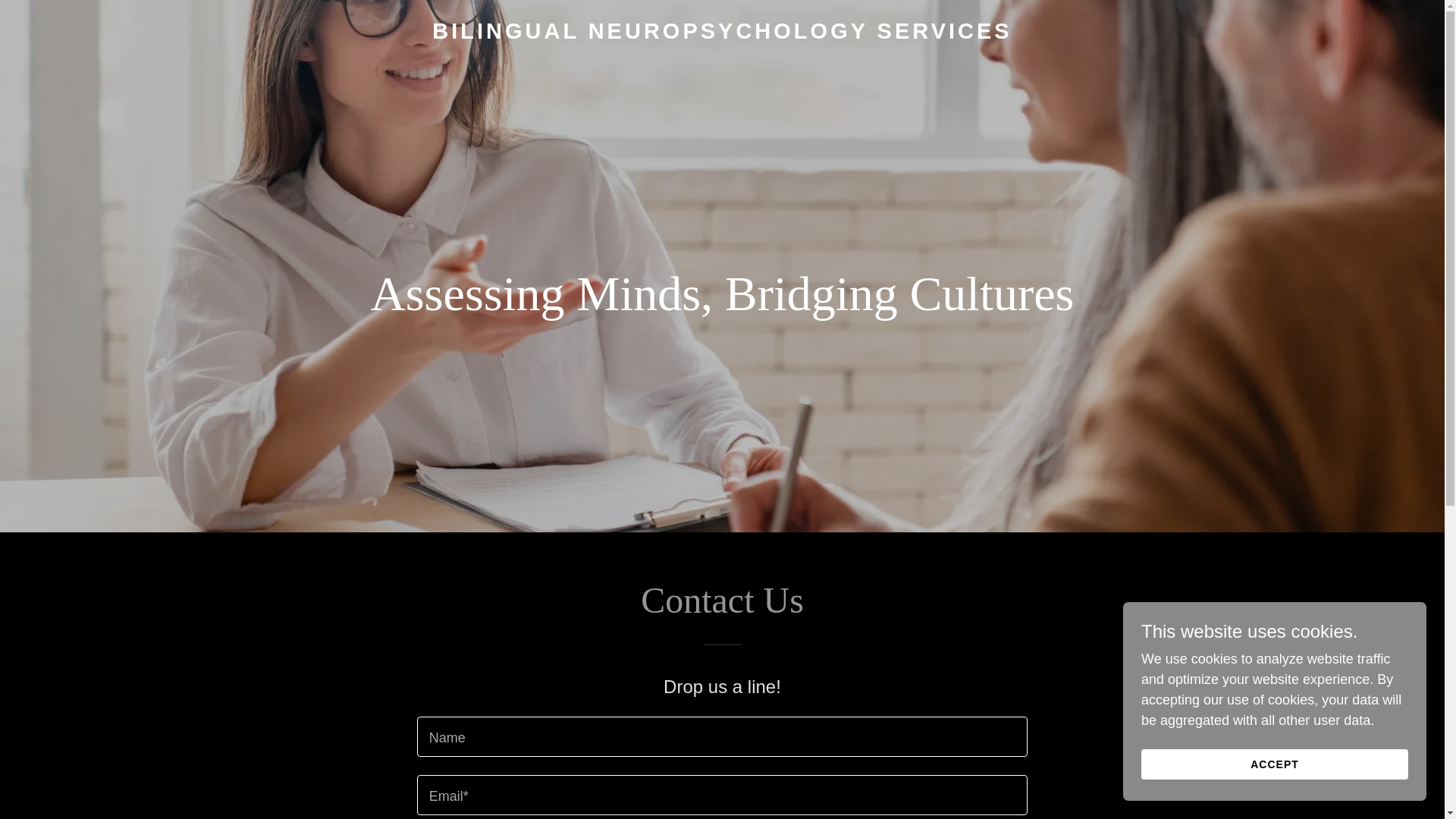 website screenshot of https://bilingualneuro.com/