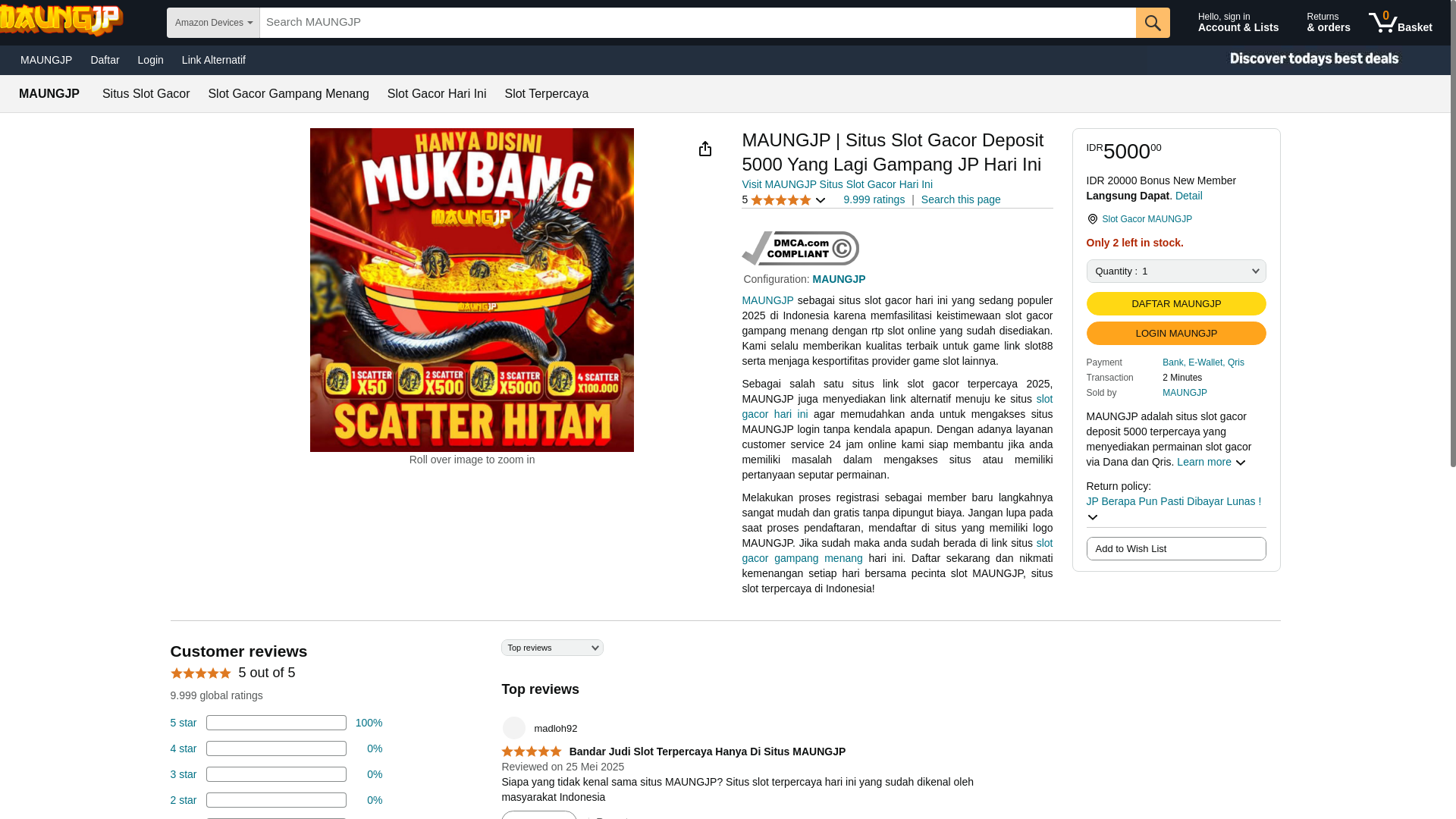 website screenshot of https://maungjpslotgacor5k.pages.dev/