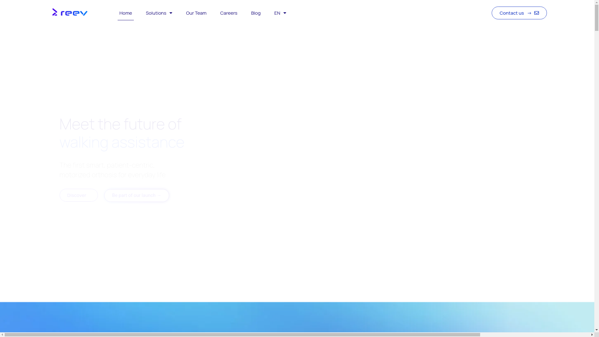 website screenshot of https://reevfit.co/
