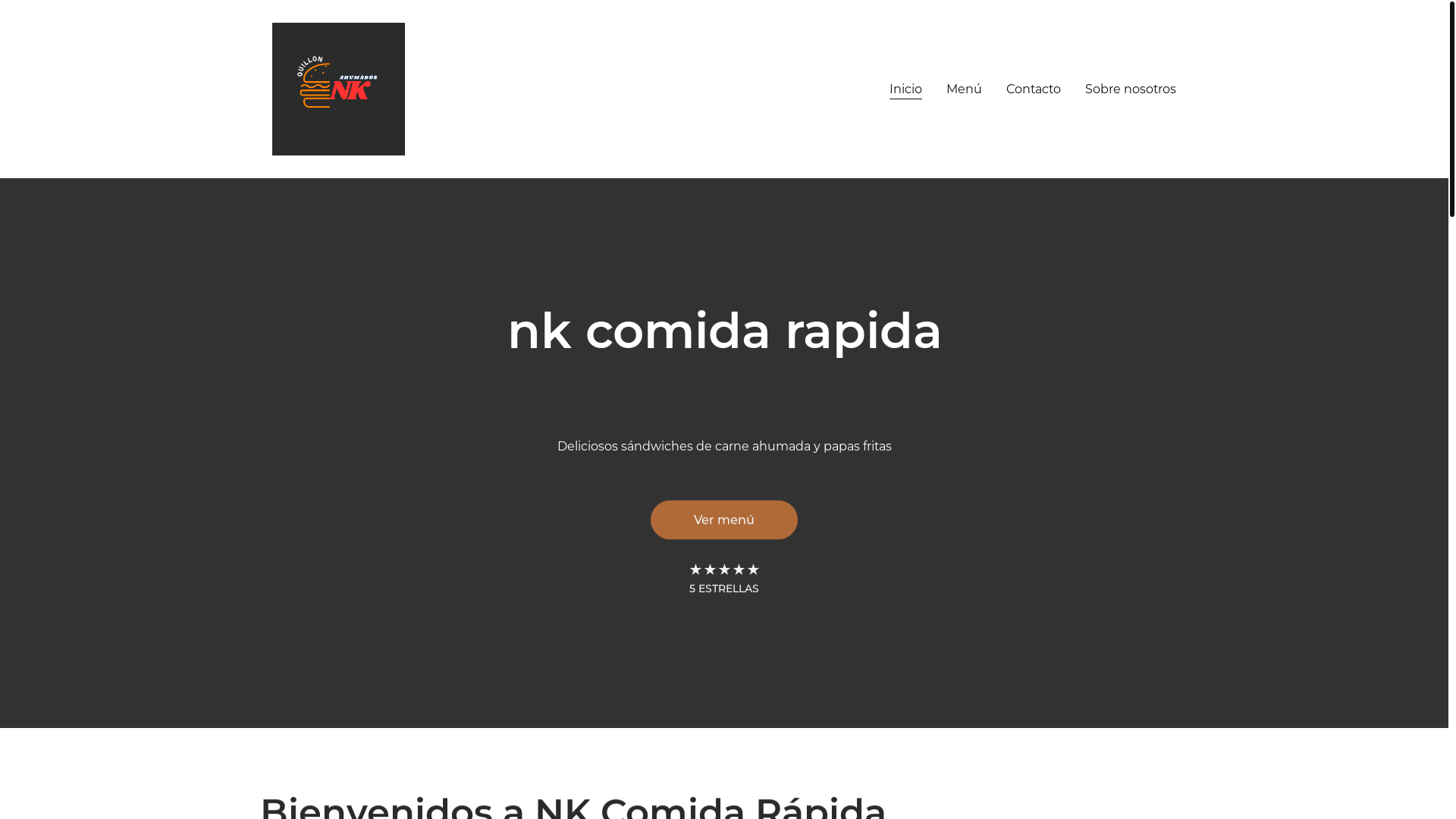 website screenshot of https://nkltda.cl/