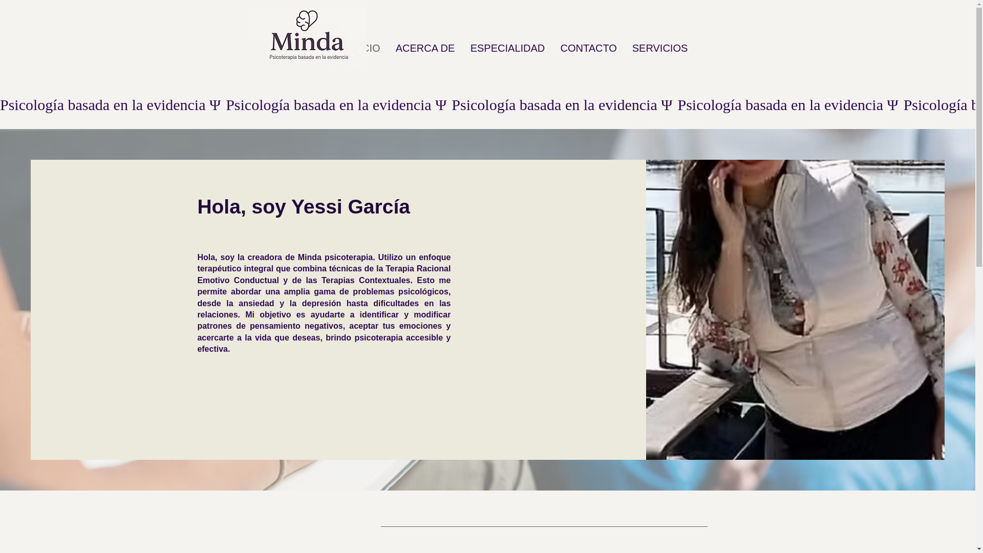 website screenshot of https://mindapsicoterapia.com/