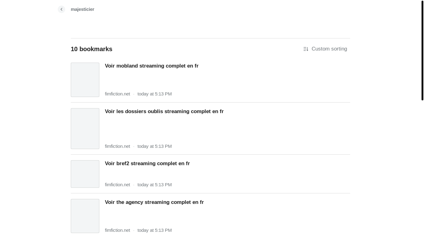 website screenshot of https://raindrop.io/majesticier/vfcdx-vcfd-56524763