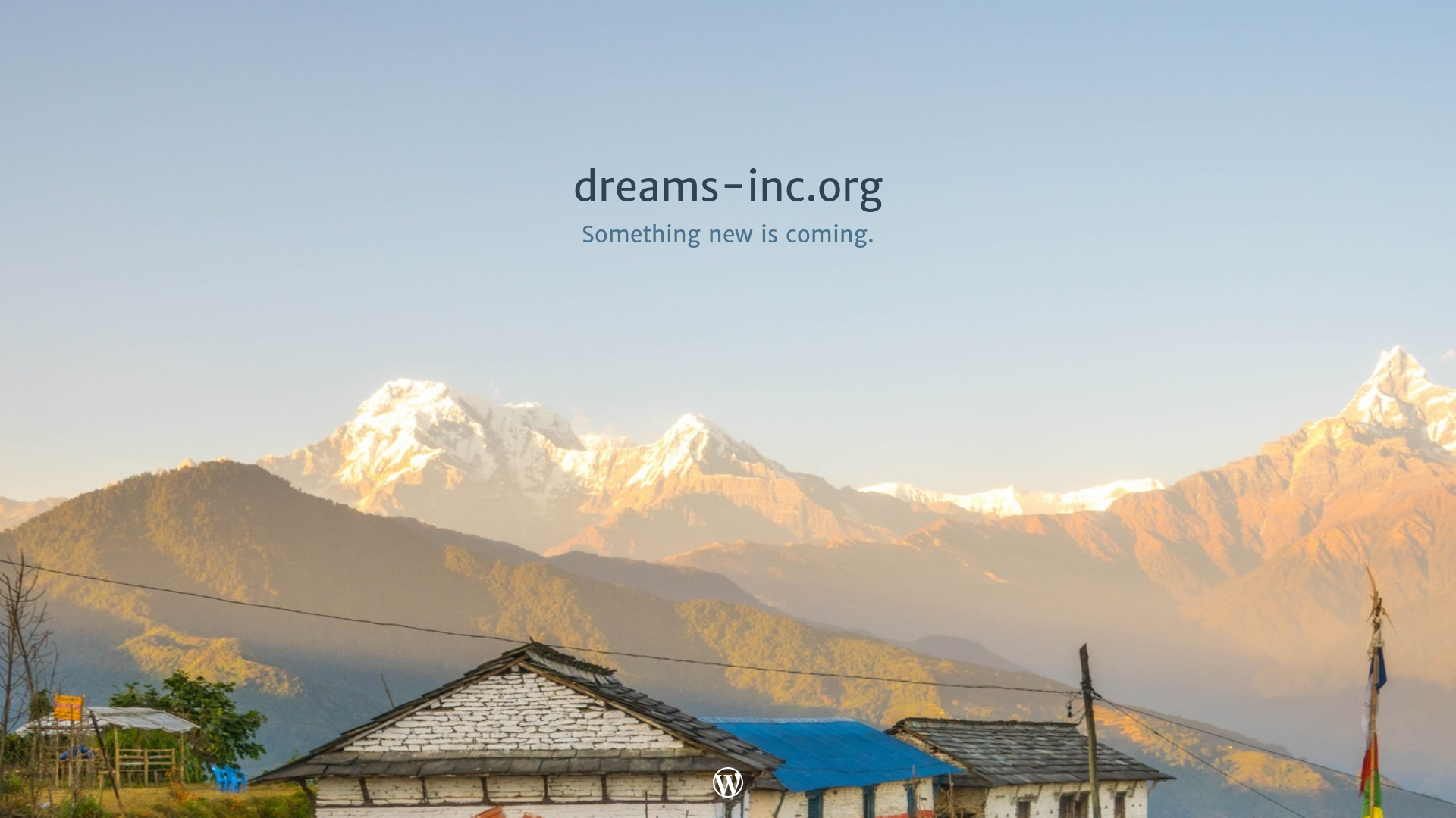 website screenshot of https://dreams-inc.org/