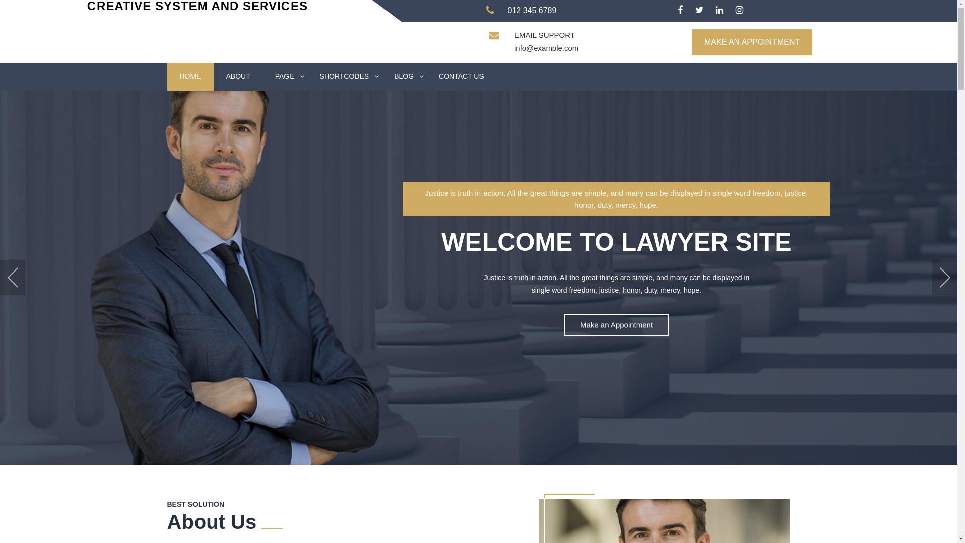 website screenshot of https://creativesns.com