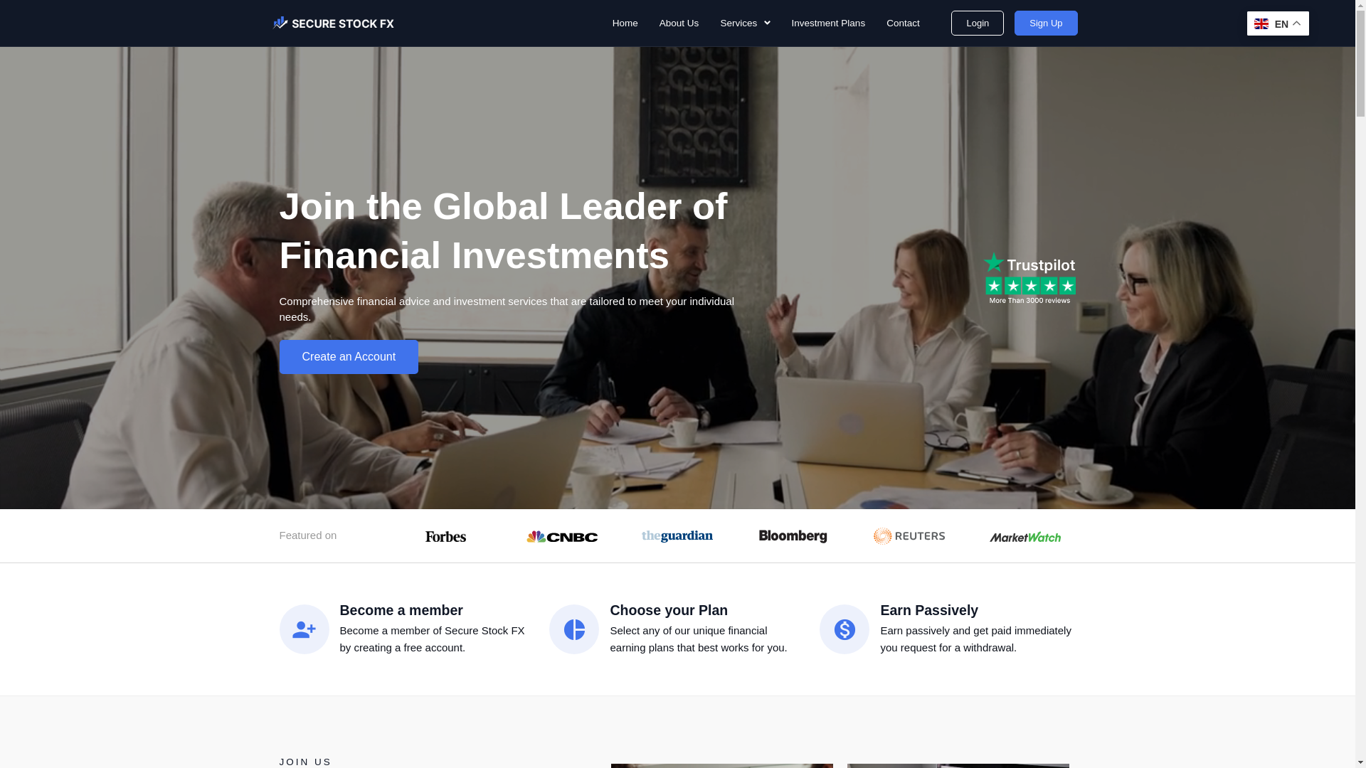 website screenshot of https://securestockfx.com/