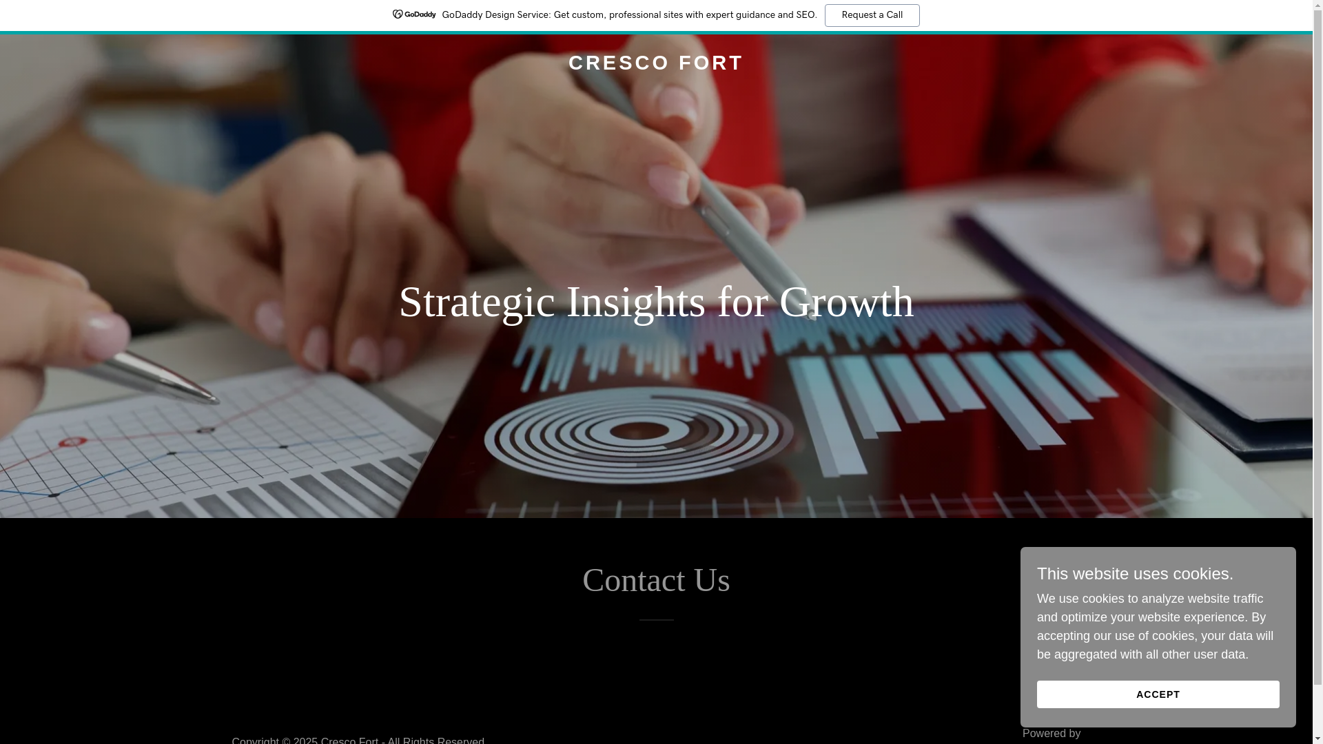 website screenshot of https://crescofort.com/