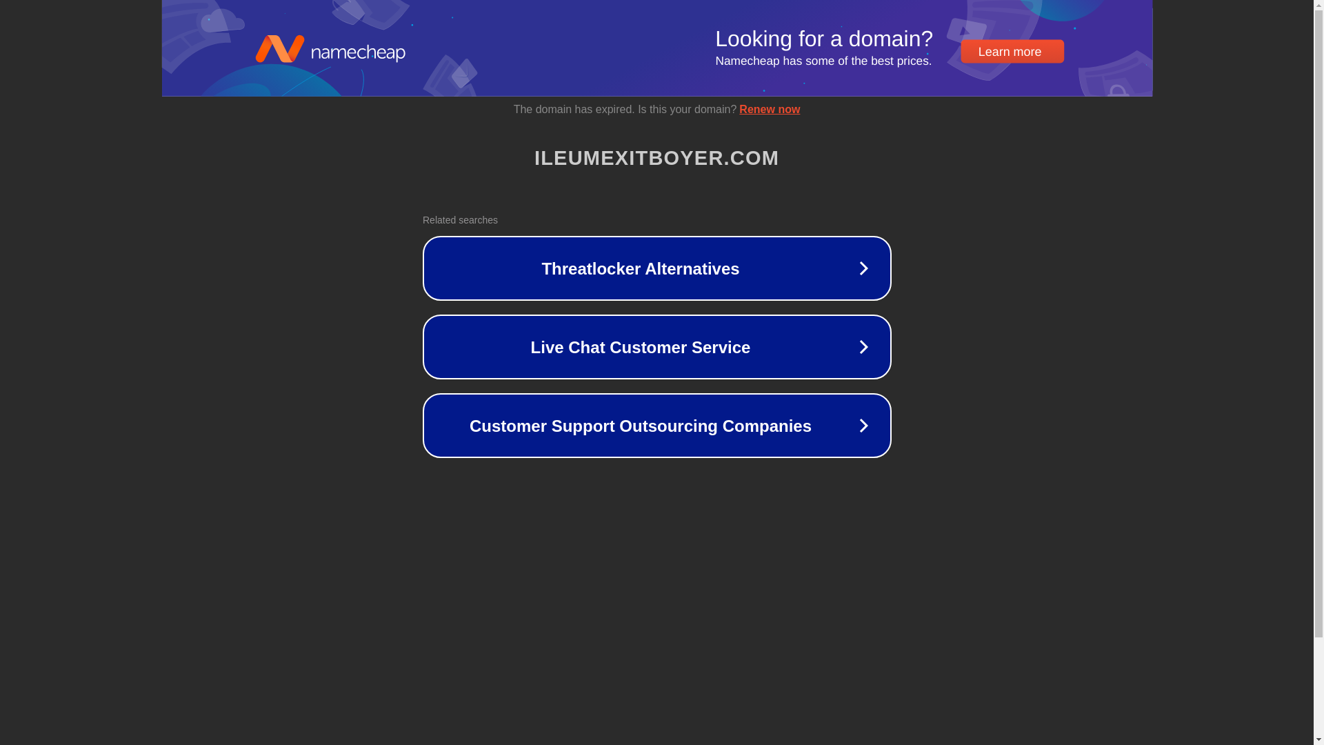 website screenshot of https://ileumexitboyer.com/