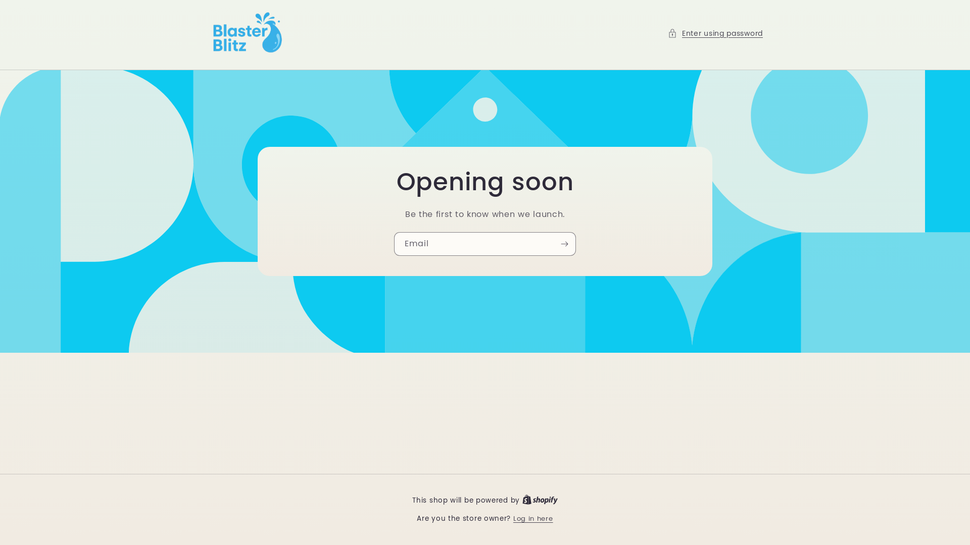 website screenshot of https://blasterblitz.com/