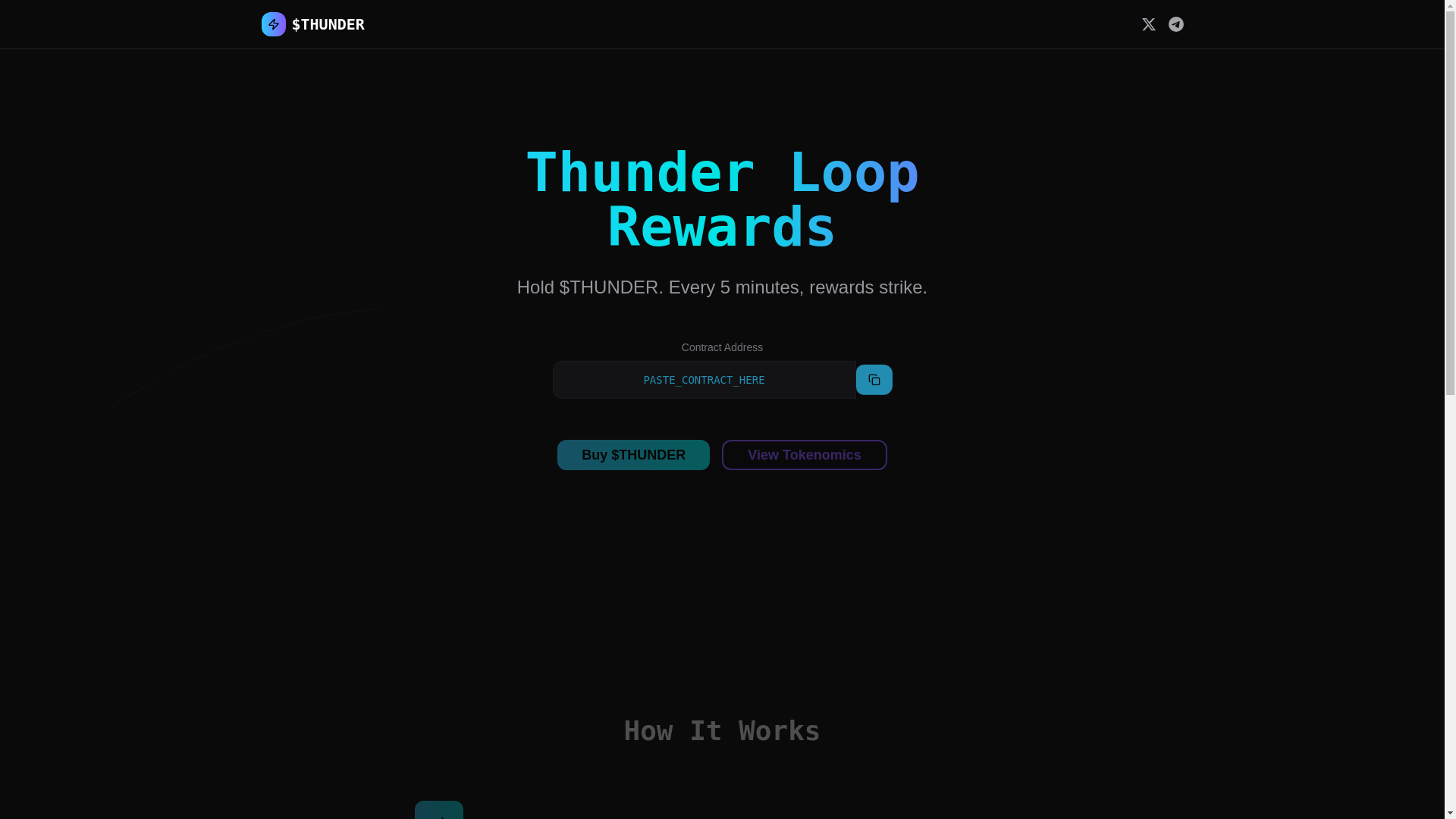 website screenshot of https://thunderloop.fun/
