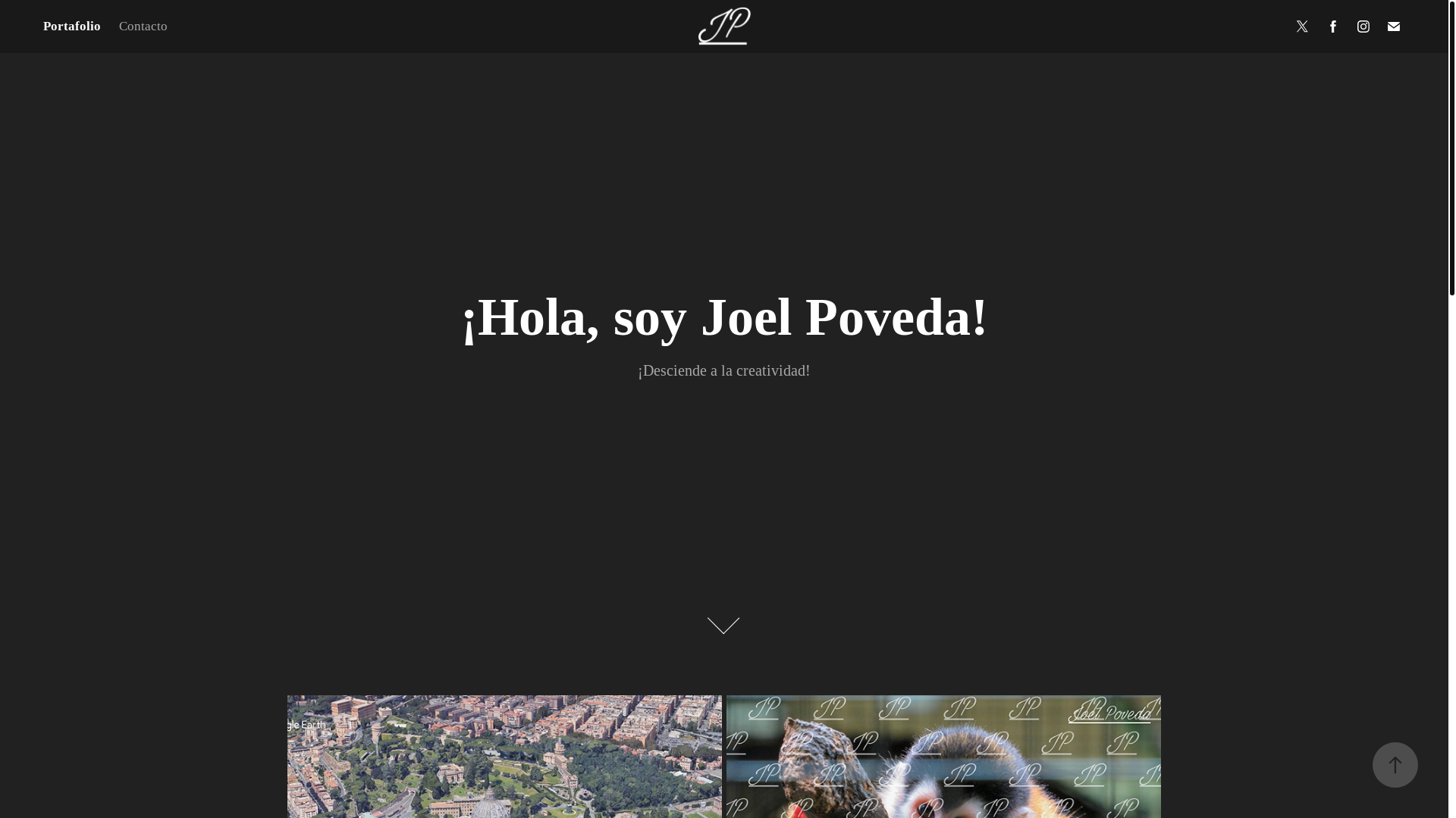 website screenshot of https://joelpovedaphotograph.website/