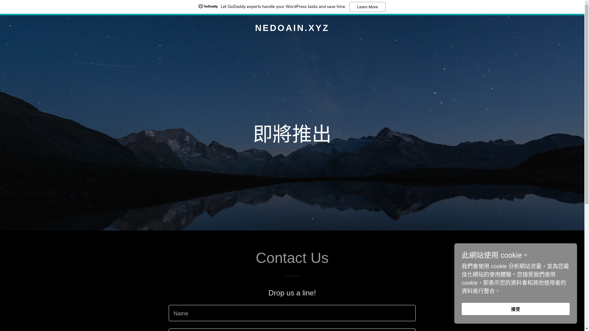 website screenshot of https://nedoain.xyz/