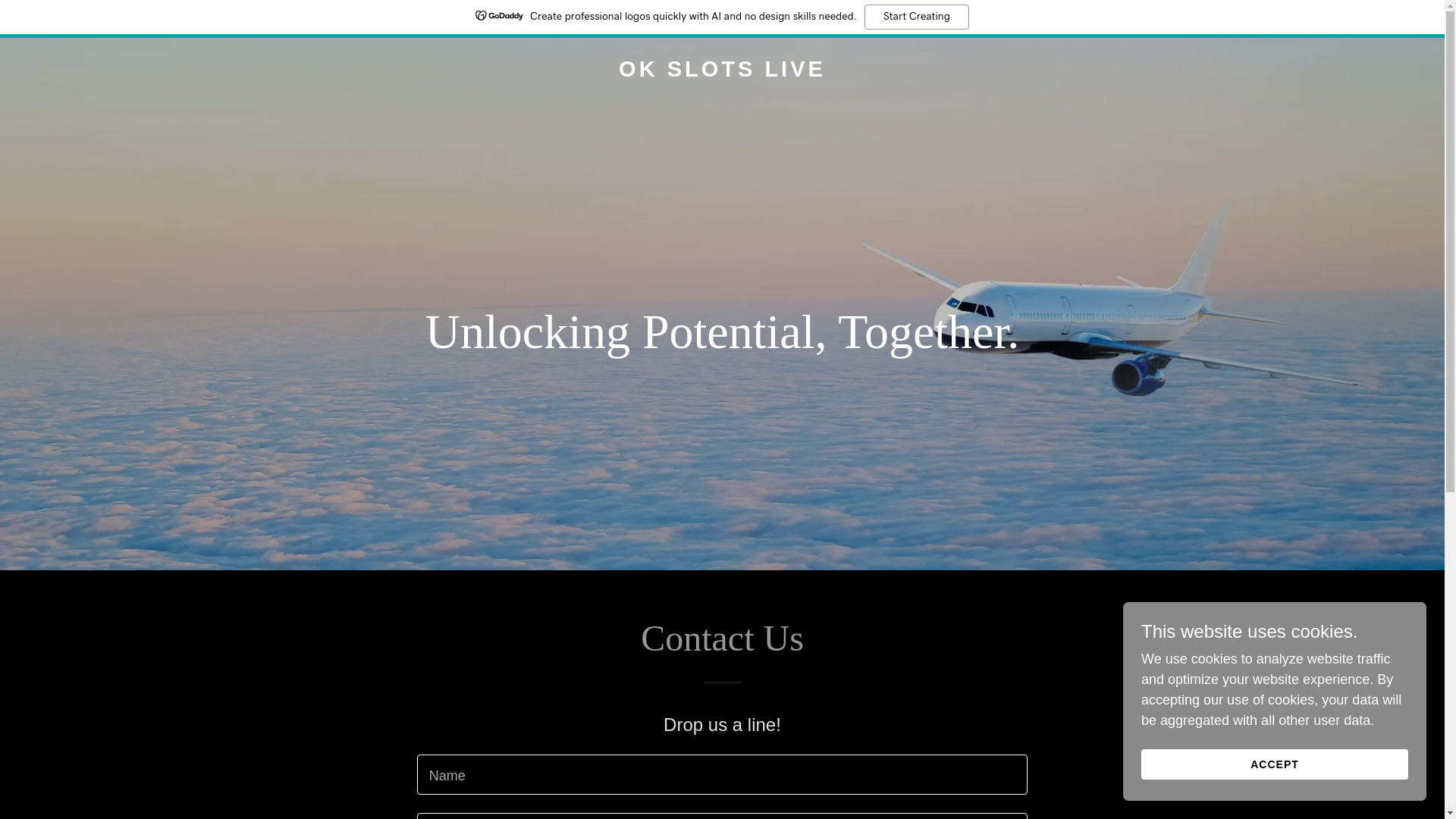 website screenshot of https://okslotslive.com/