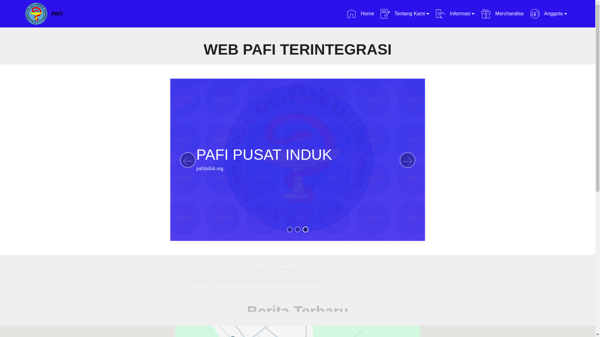 website screenshot of https://pafi-samatiga-org.pages.dev/