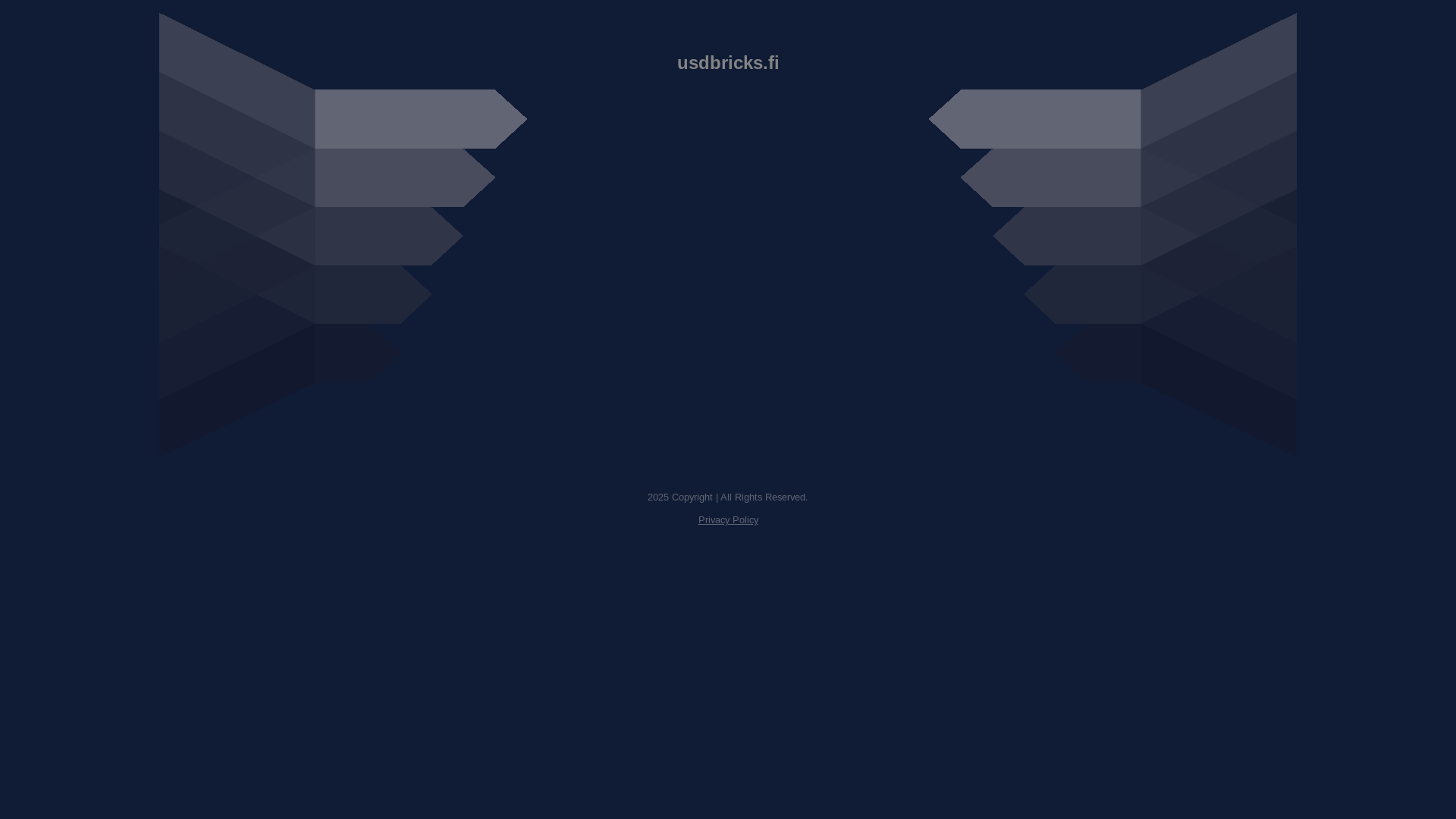 website screenshot of https://usdbricks.fi/