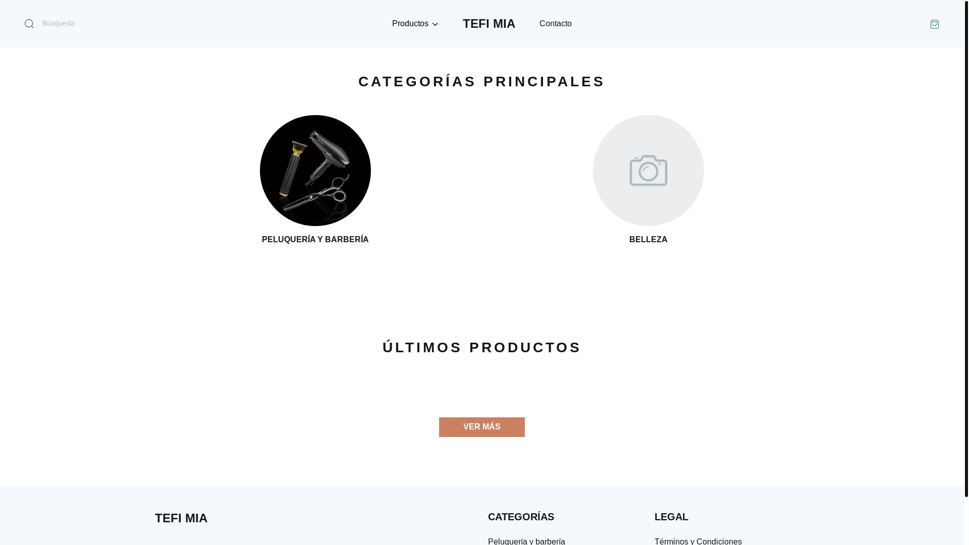 website screenshot of https://tefimia.online/