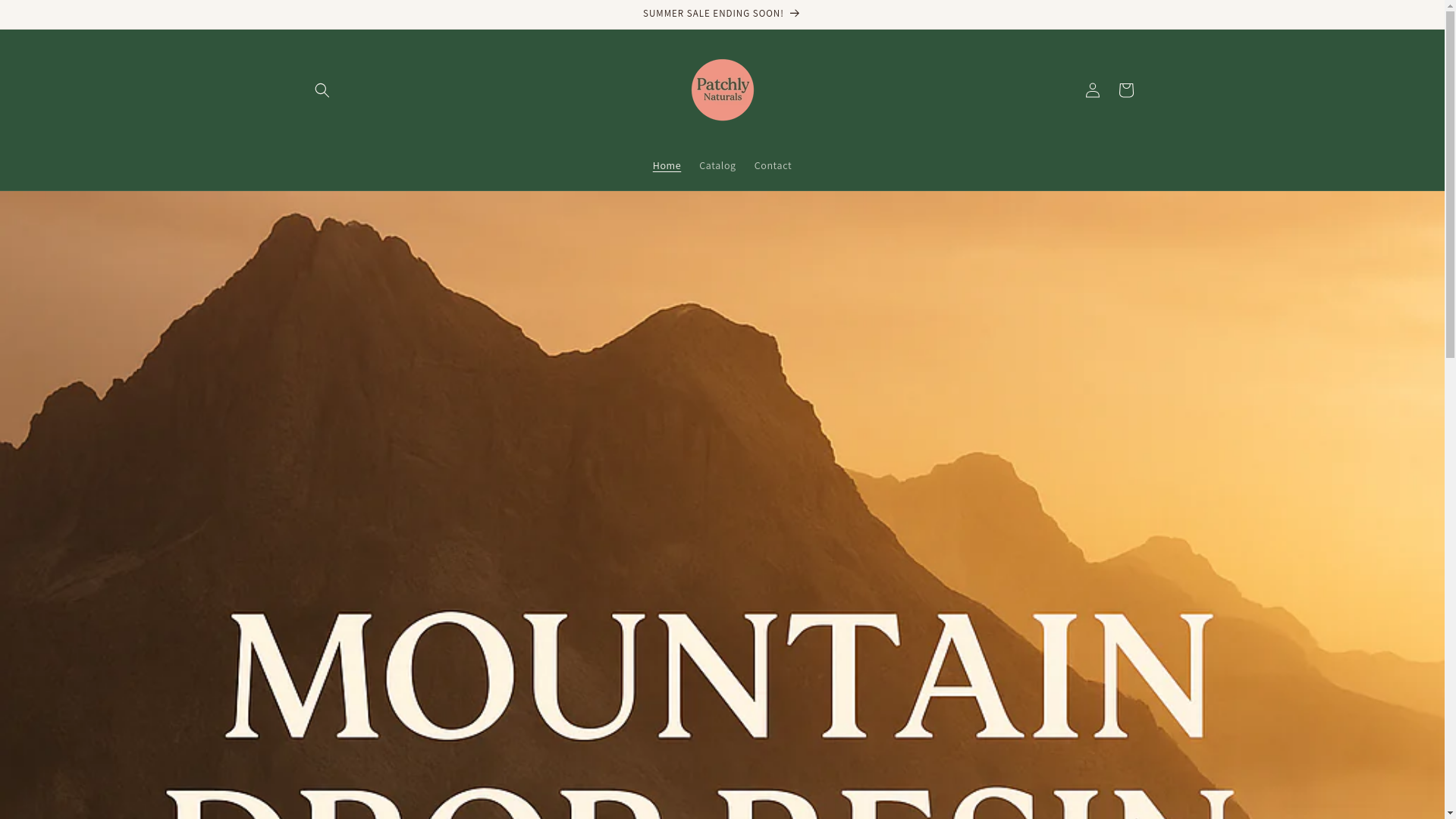 website screenshot of https://patchlynaturals.com/