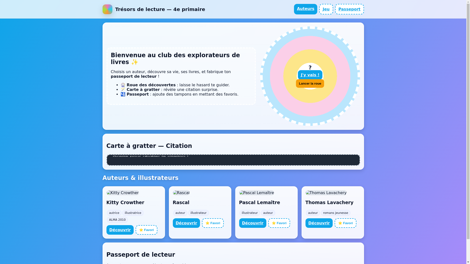 website screenshot of https://auteur-en-p4.pages.dev/