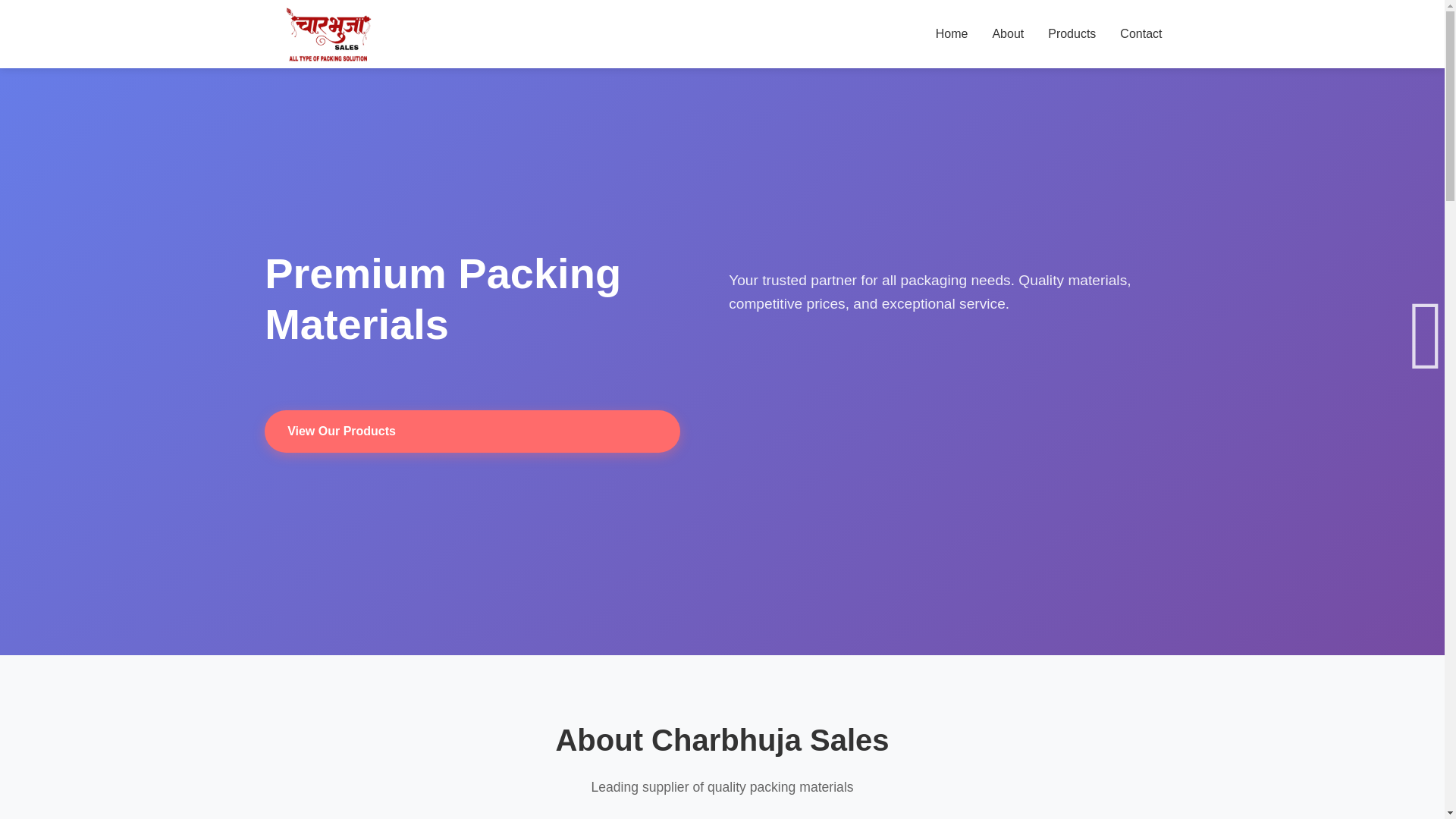 website screenshot of https://charbhujasales.pages.dev/