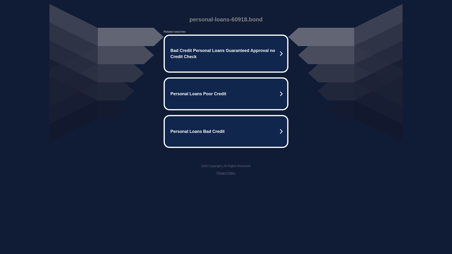 website screenshot of https://personal-loans-60918.bond/