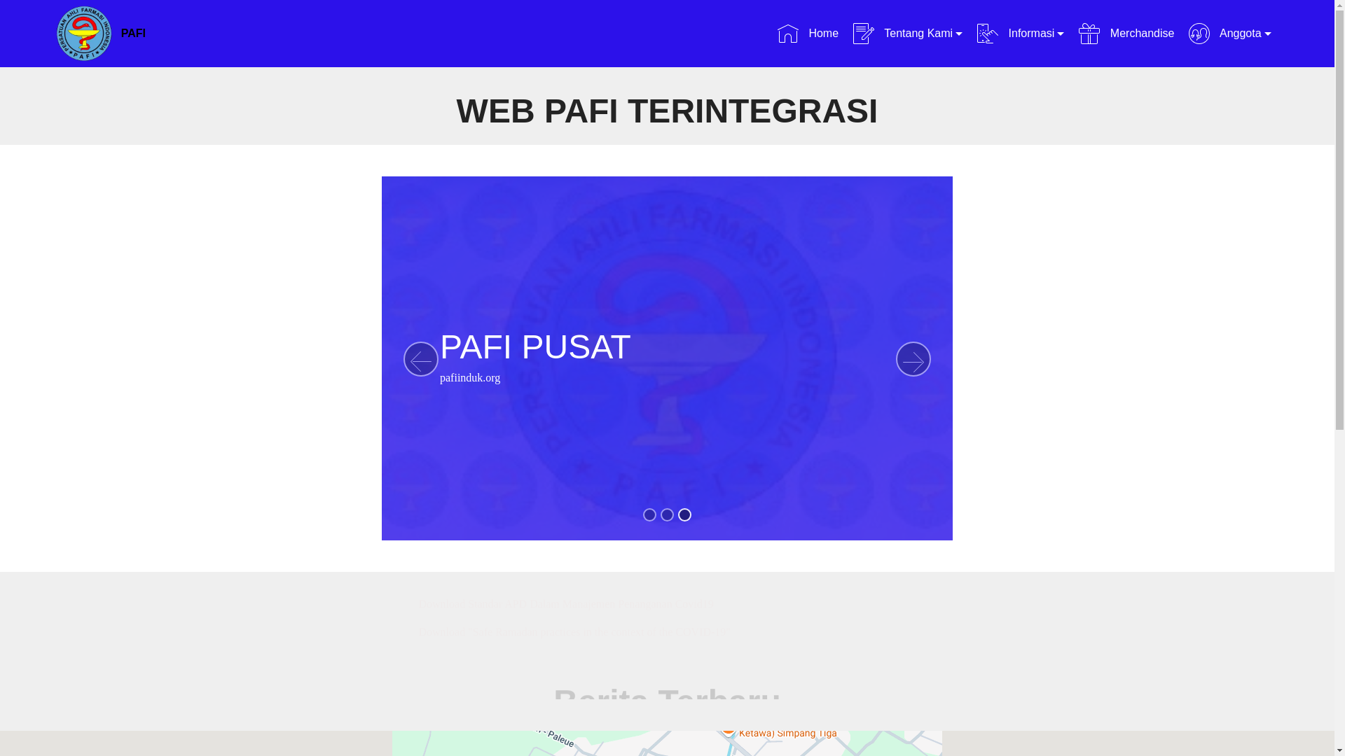 website screenshot of https://pafi-kecsimpangtiga-org.pages.dev/