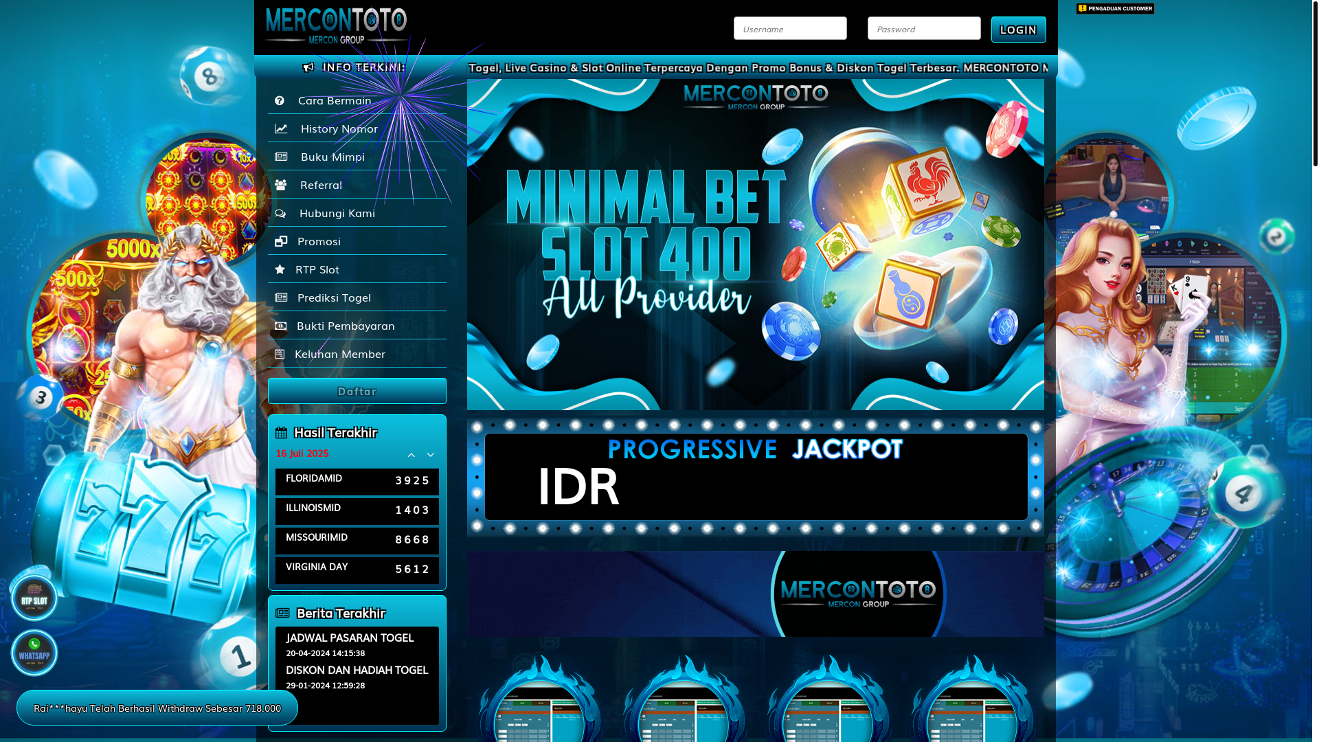 website screenshot of https://merconamanah1.vip/