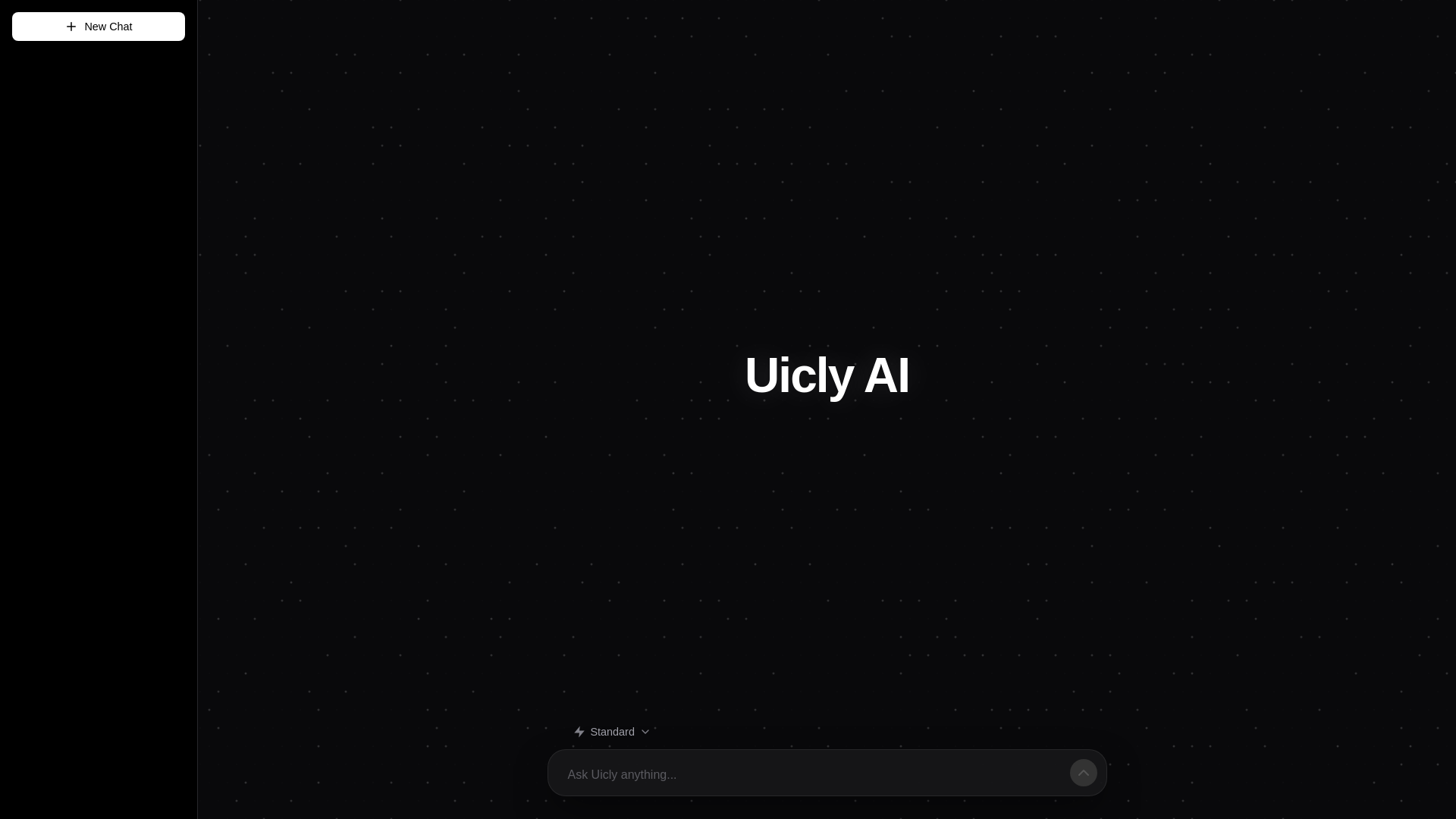 website screenshot of https://uiclyai.com/