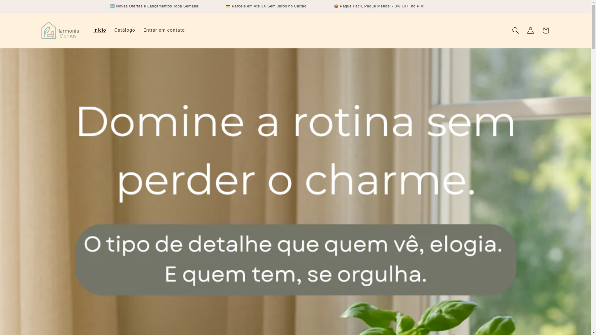 website screenshot of https://harmoniadomus.com.br/