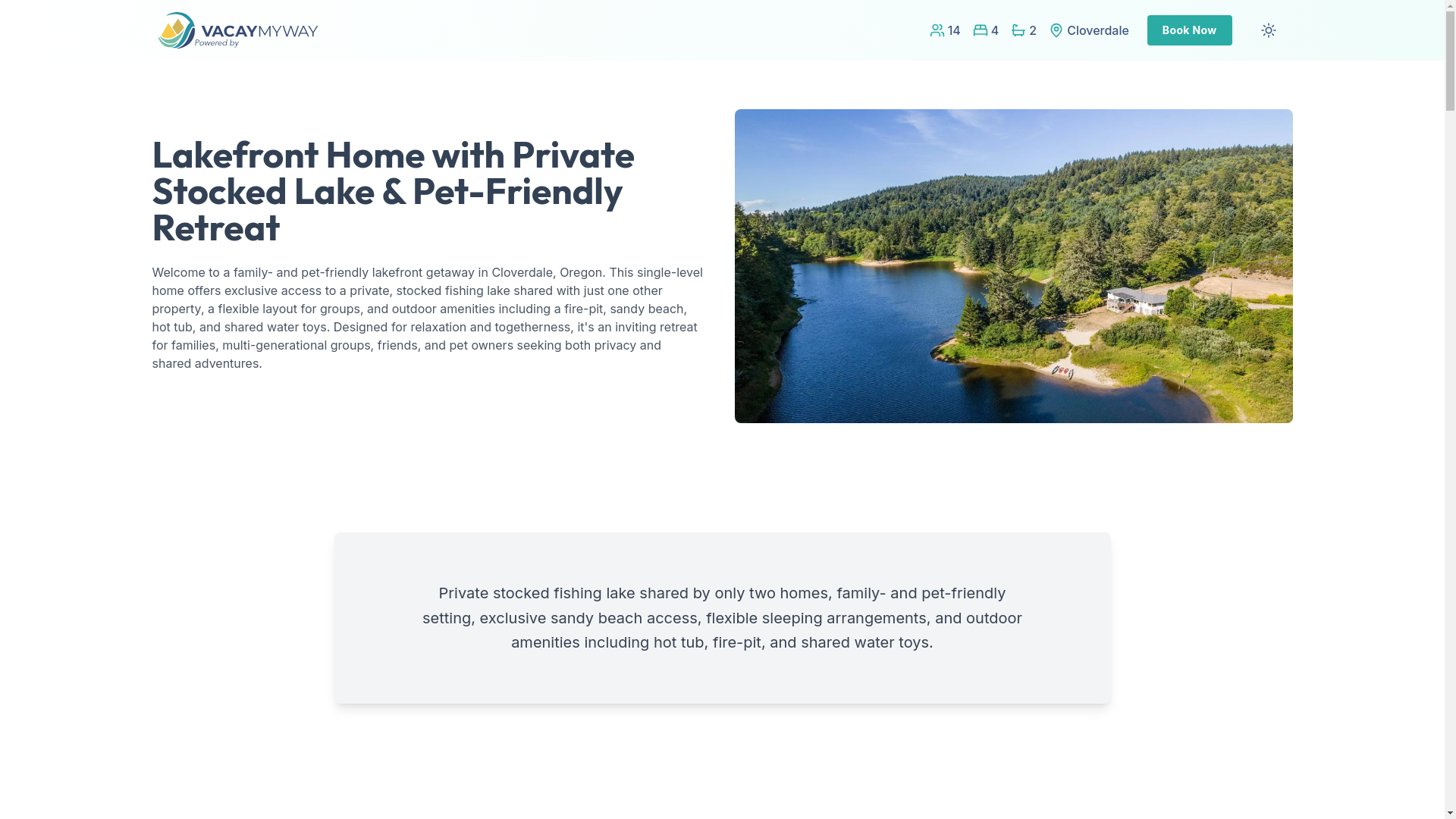 website screenshot of https://tranquillegacy.vacations/