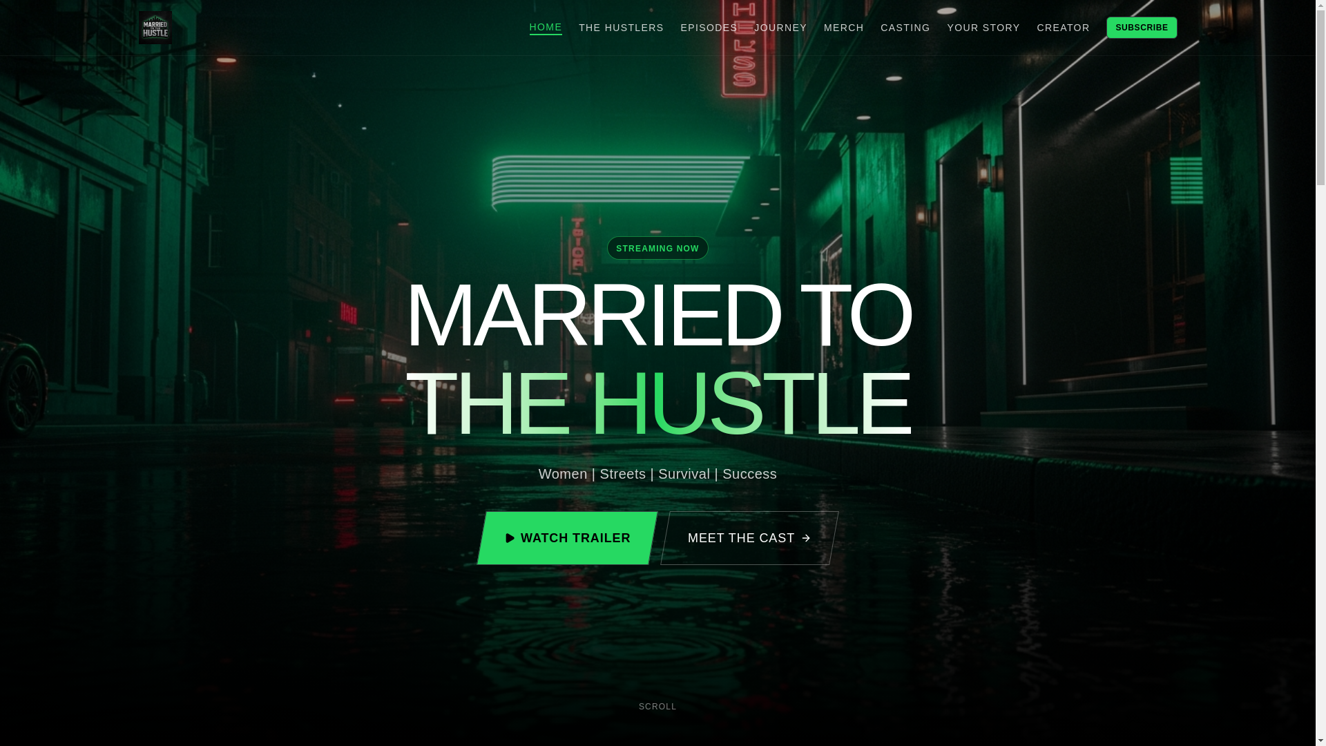 website screenshot of https://marriedtothehustle2026.com/