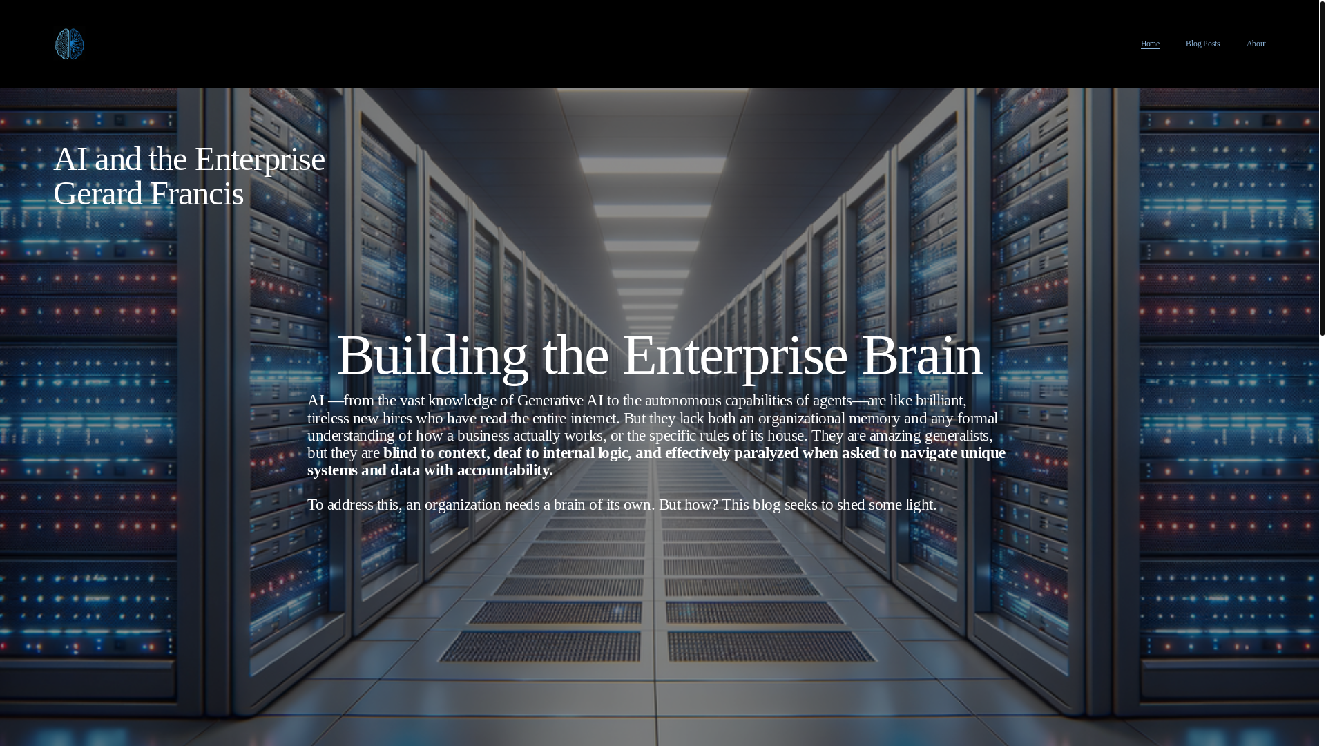website screenshot of https://enterprisebrain.org/