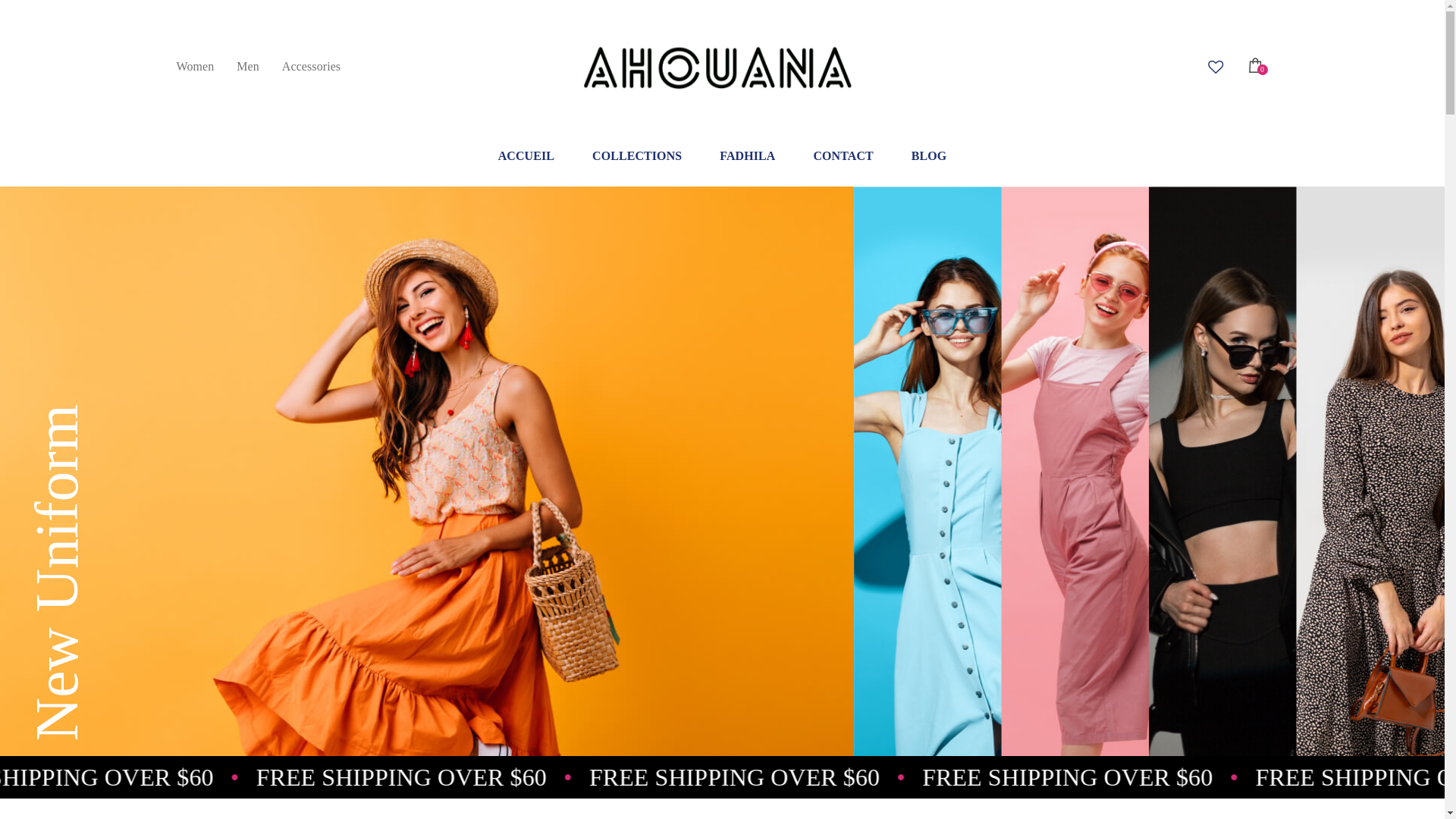 website screenshot of https://ahouana.com/