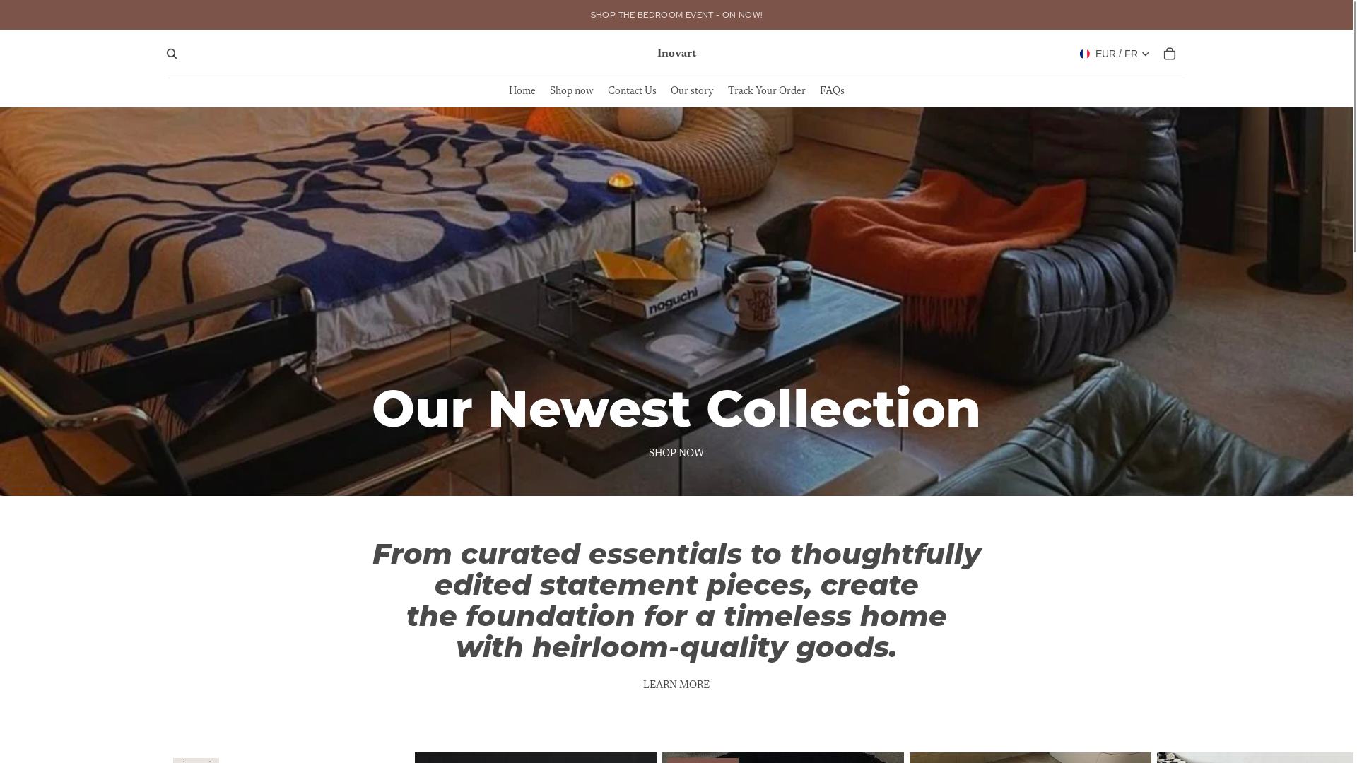 website screenshot of https://inovartstudio.fr/
