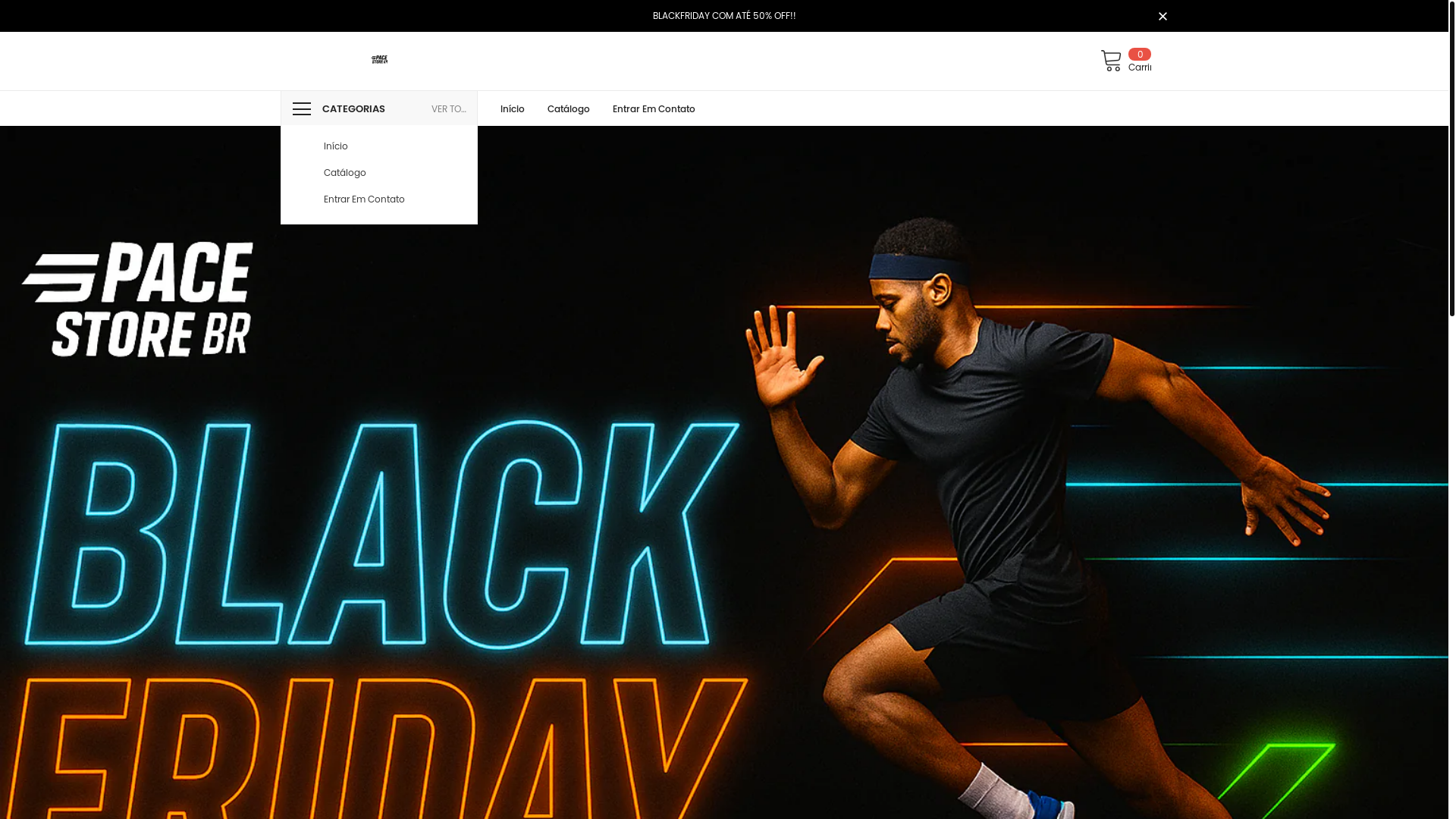 website screenshot of https://pacestorebr.store/