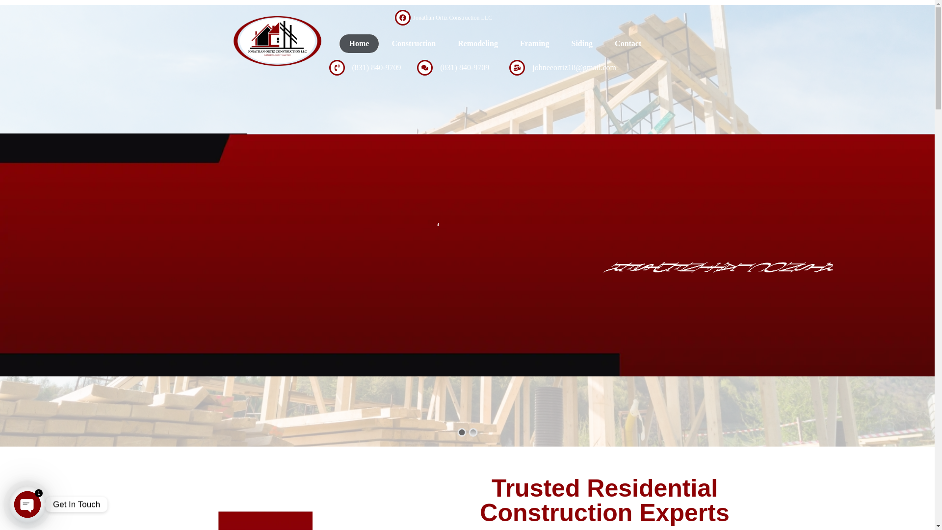 website screenshot of https://jonathanortizconstructionllc.com/