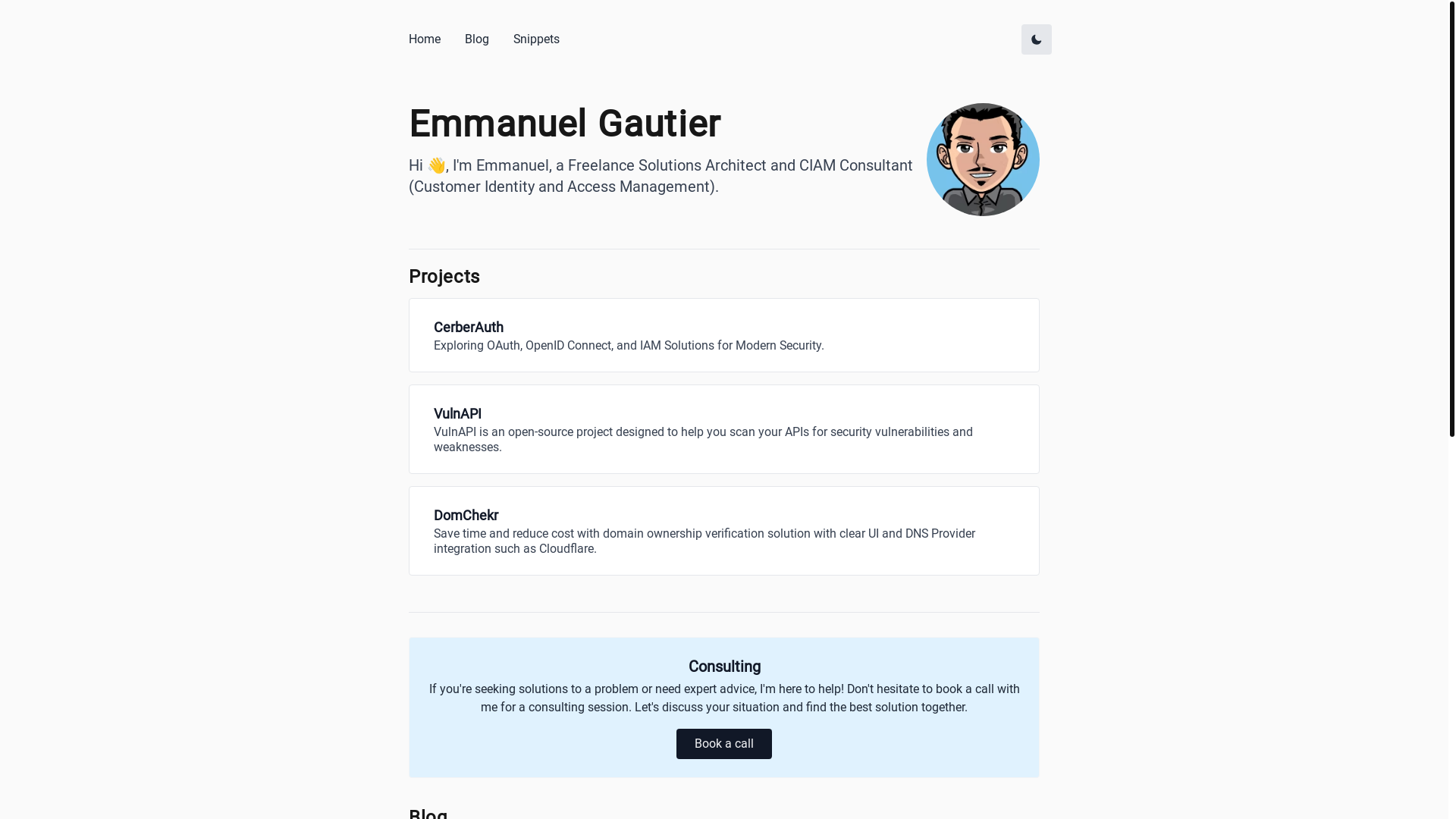 website screenshot of https://emmanuelgautier-com.pages.dev/
