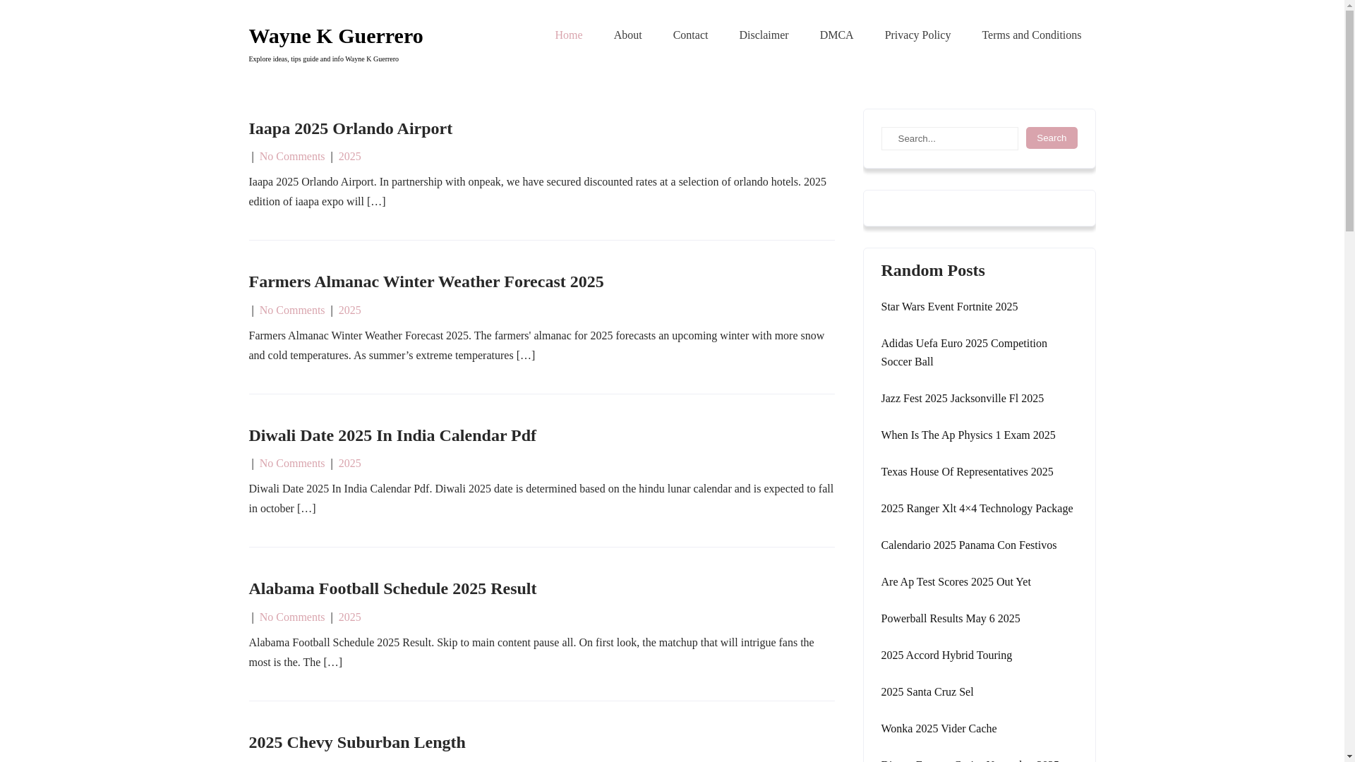 website screenshot of https://waynekguerreror.pages.dev/