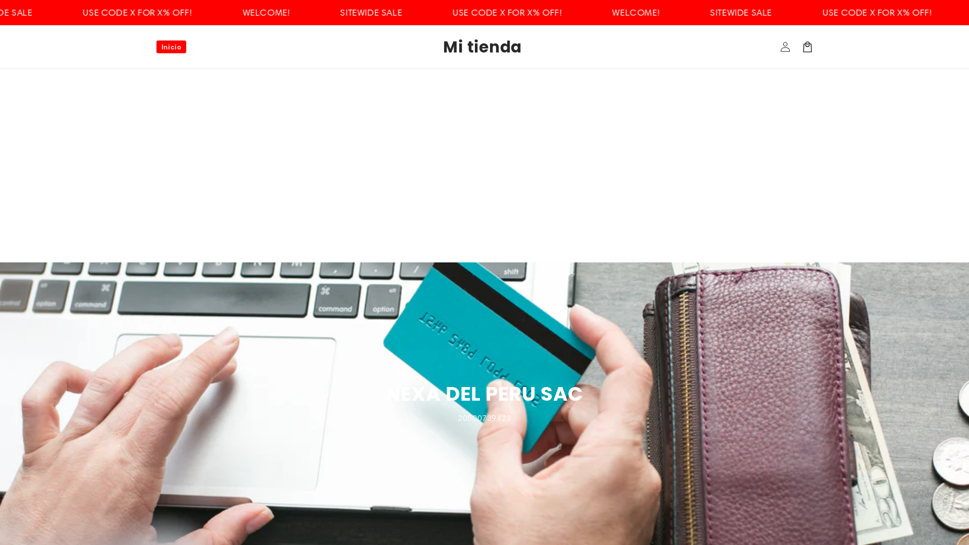 website screenshot of https://amazonimportaciones.shop/