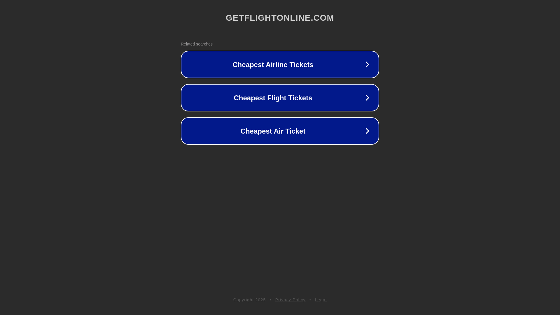 website screenshot of https://getflightonline.com/