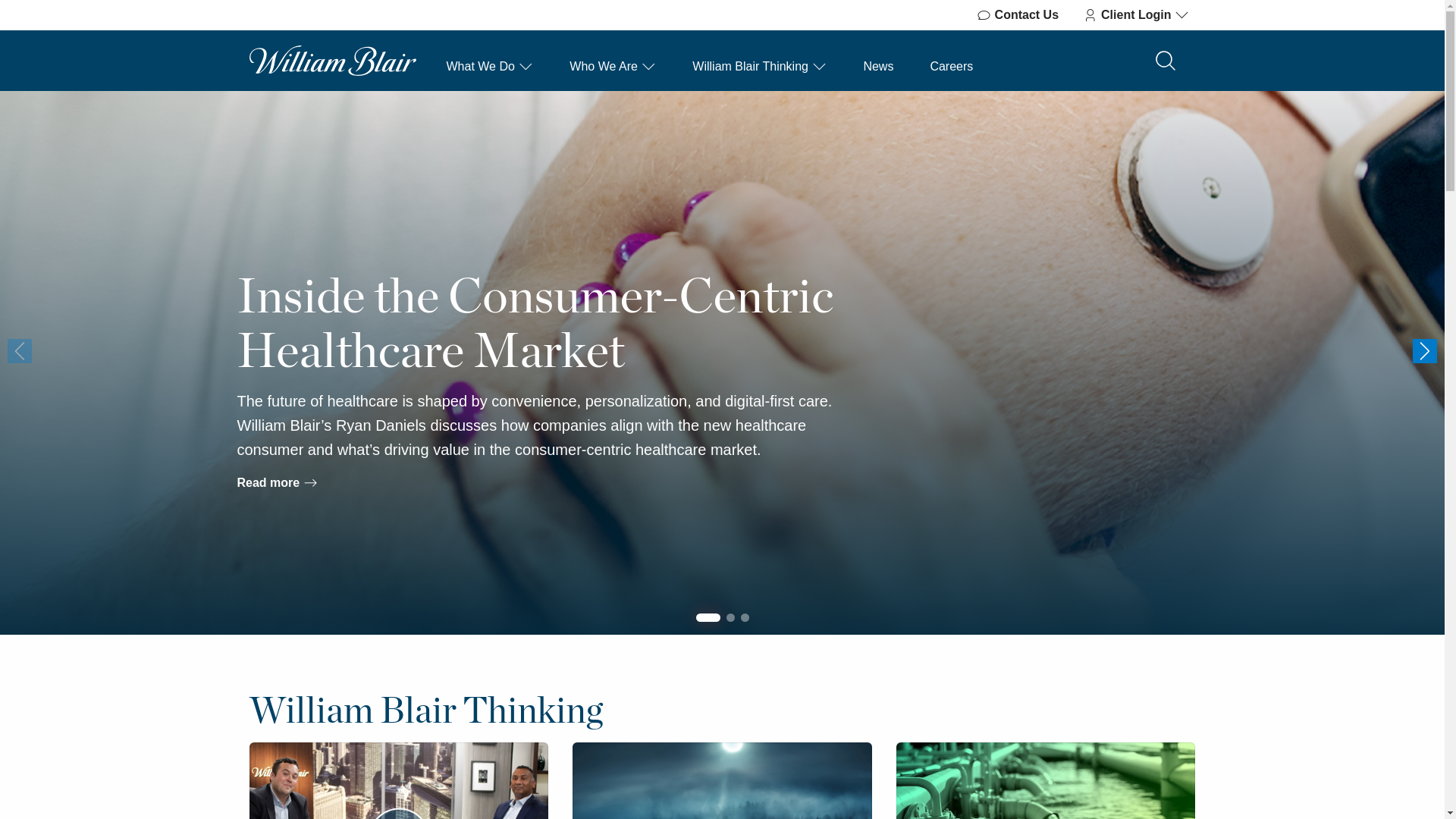 website screenshot of https://williamblair.com/