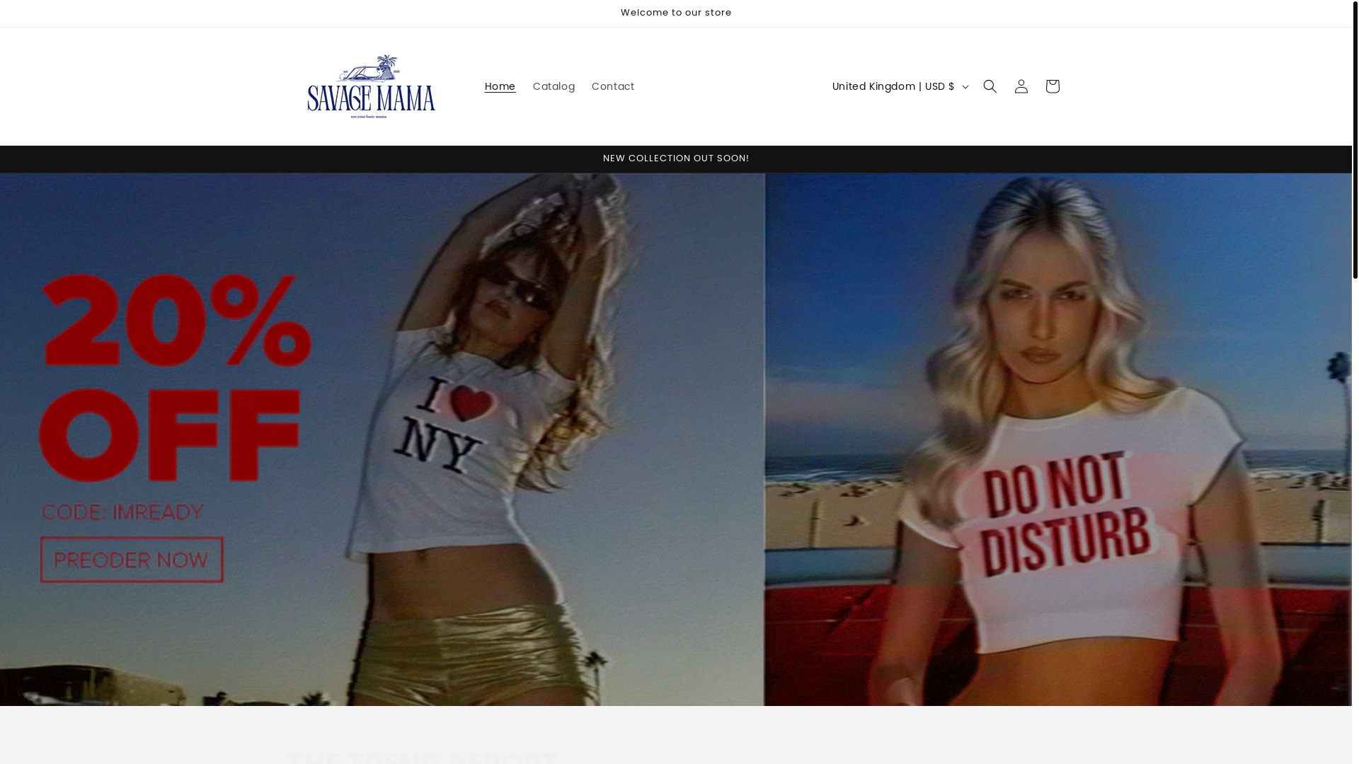 website screenshot of https://savagemamaco.com/
