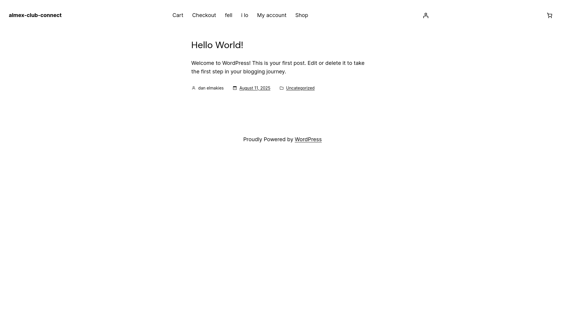 website screenshot of https://almexclubconnect.com/