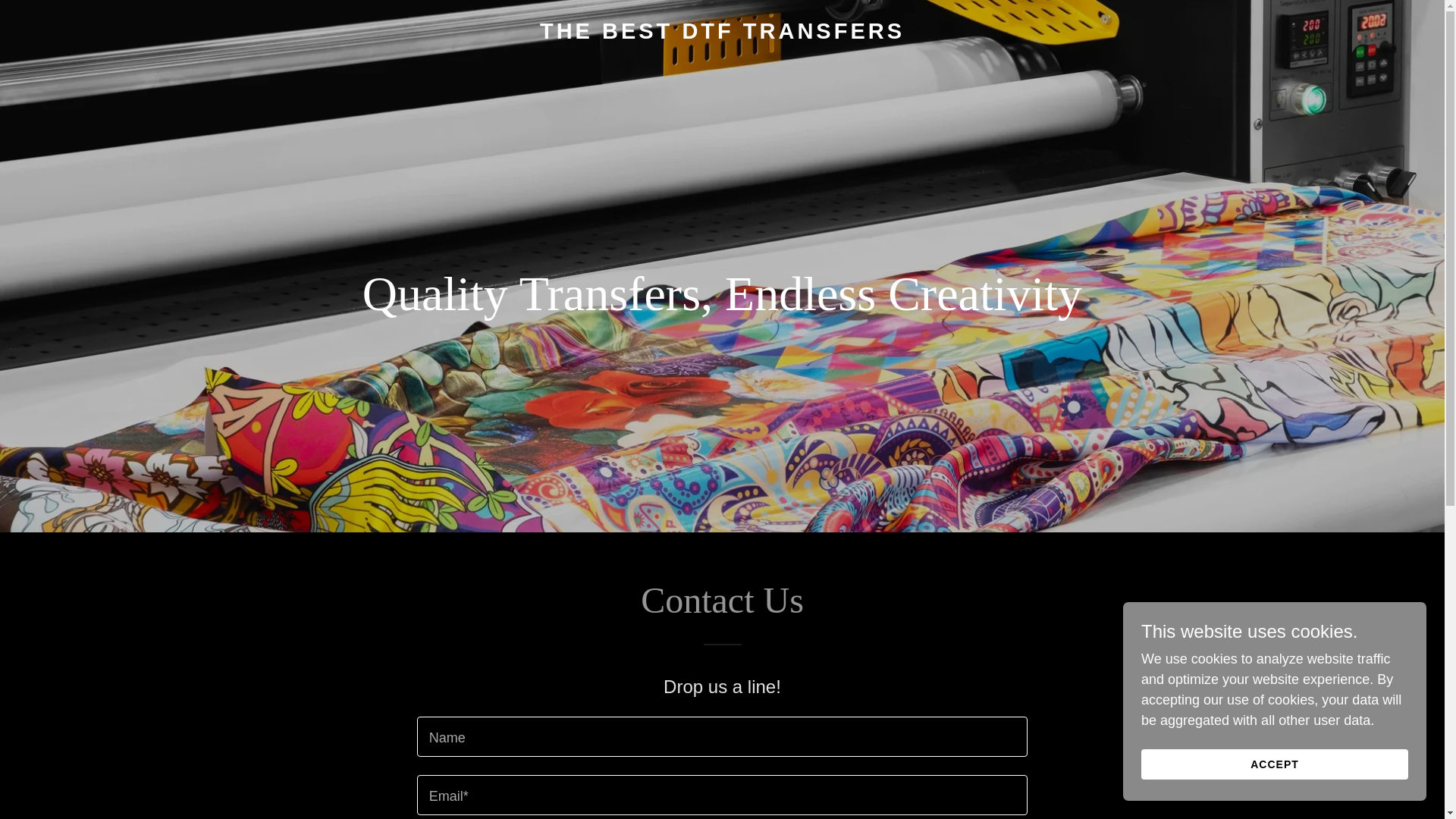 website screenshot of https://thebestdtftransfers.com/