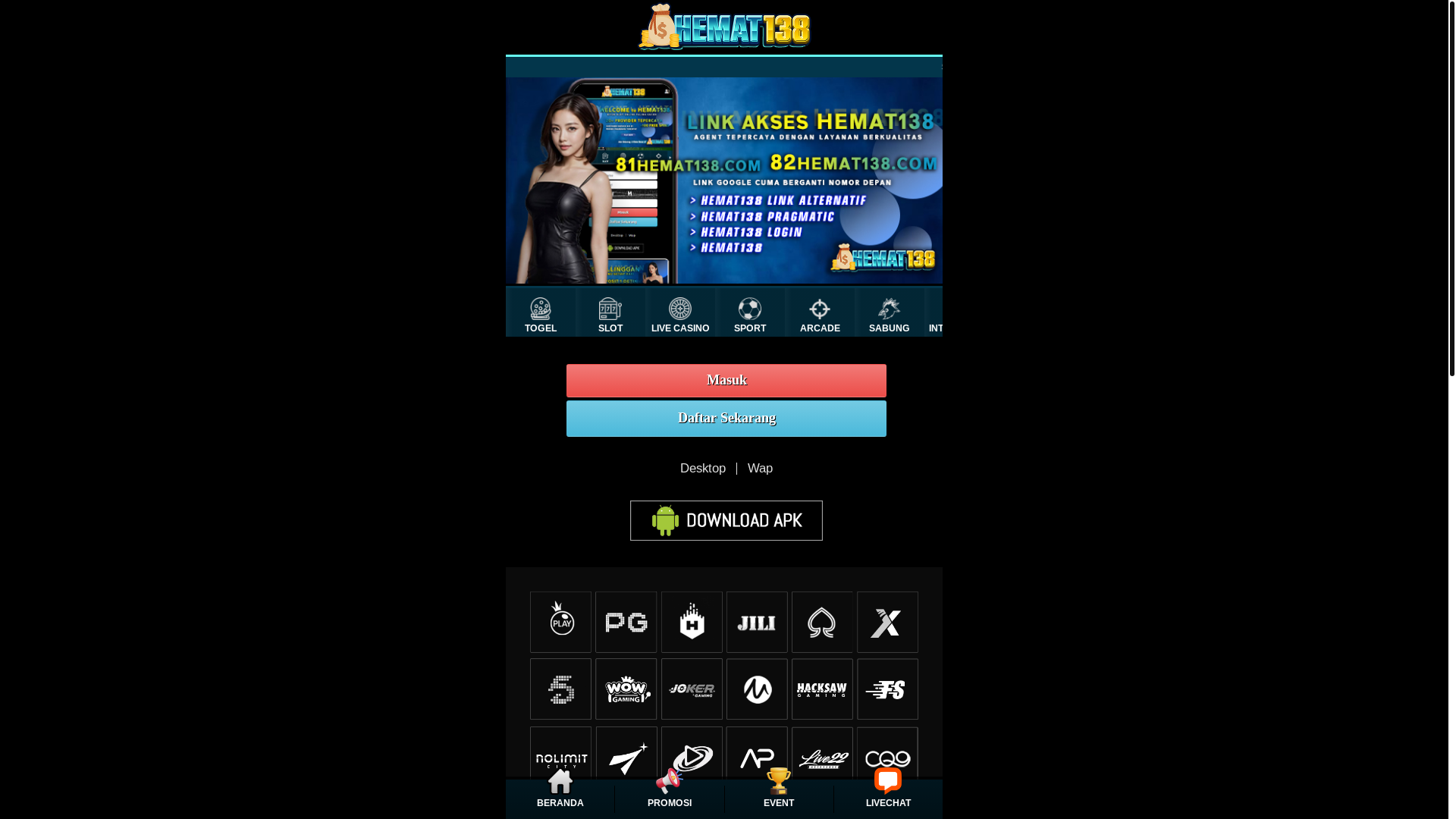 website screenshot of https://hemat138amp02.com/