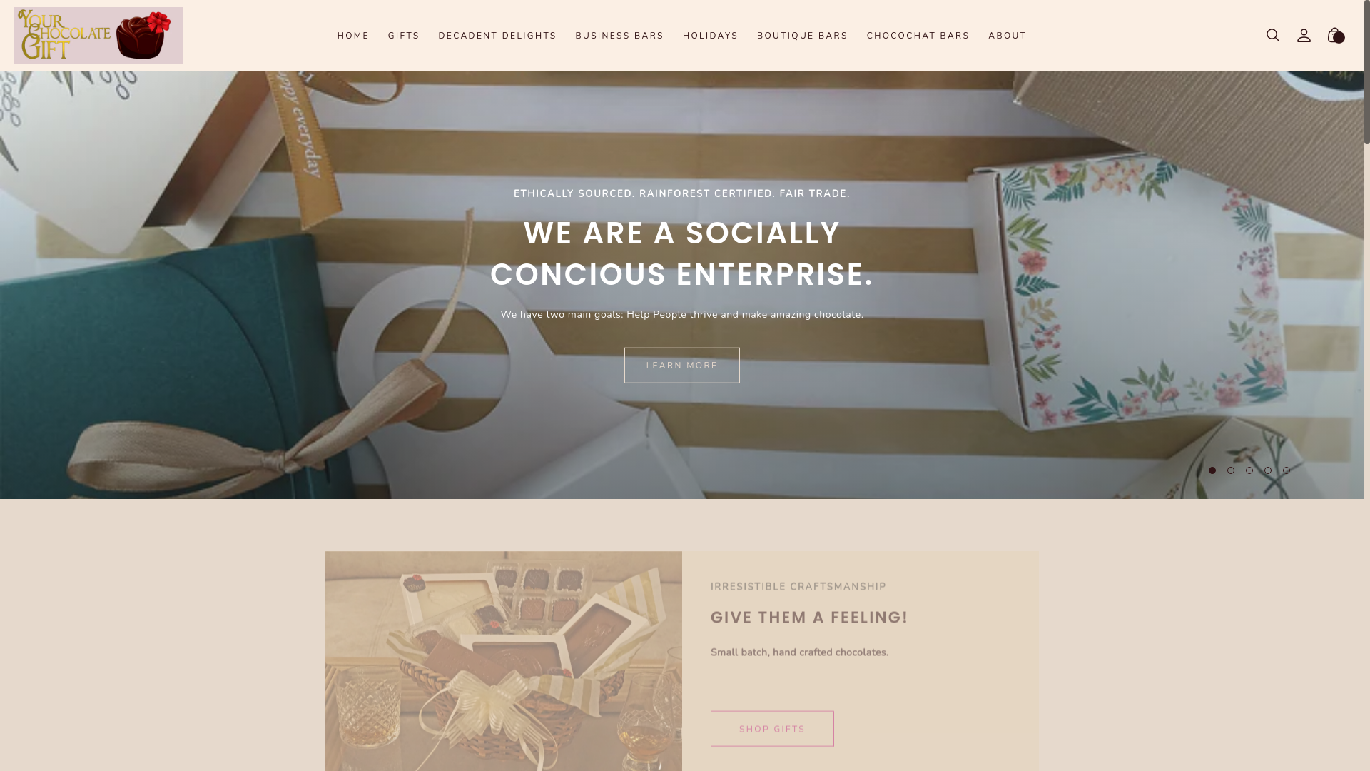 website screenshot of https://impresscent.com/