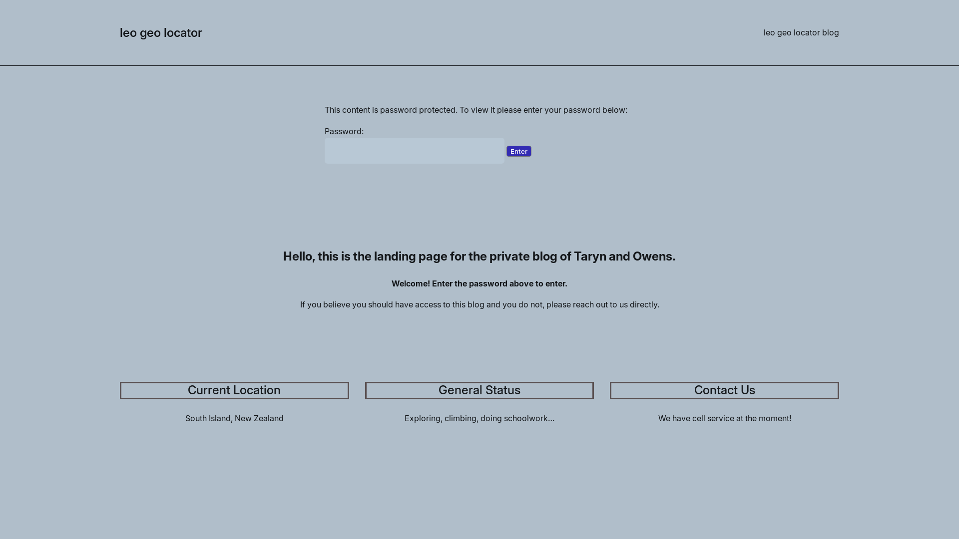 website screenshot of https://leogeologistics.com/